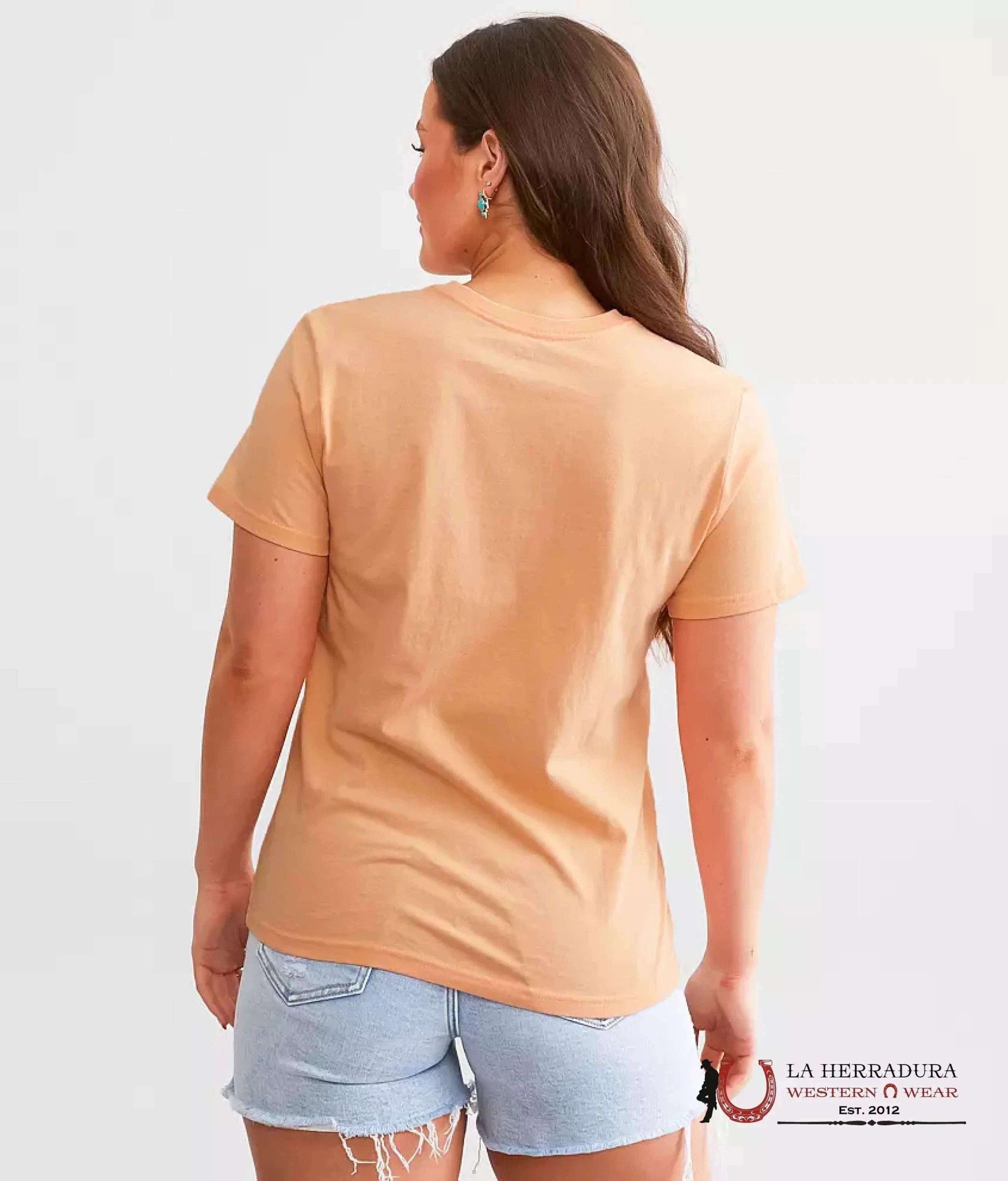 WOMEN’S WRANGLER RETRO T-SHIRT PINK BRONC RIDER 1947 112347491 ROPA MUJERES