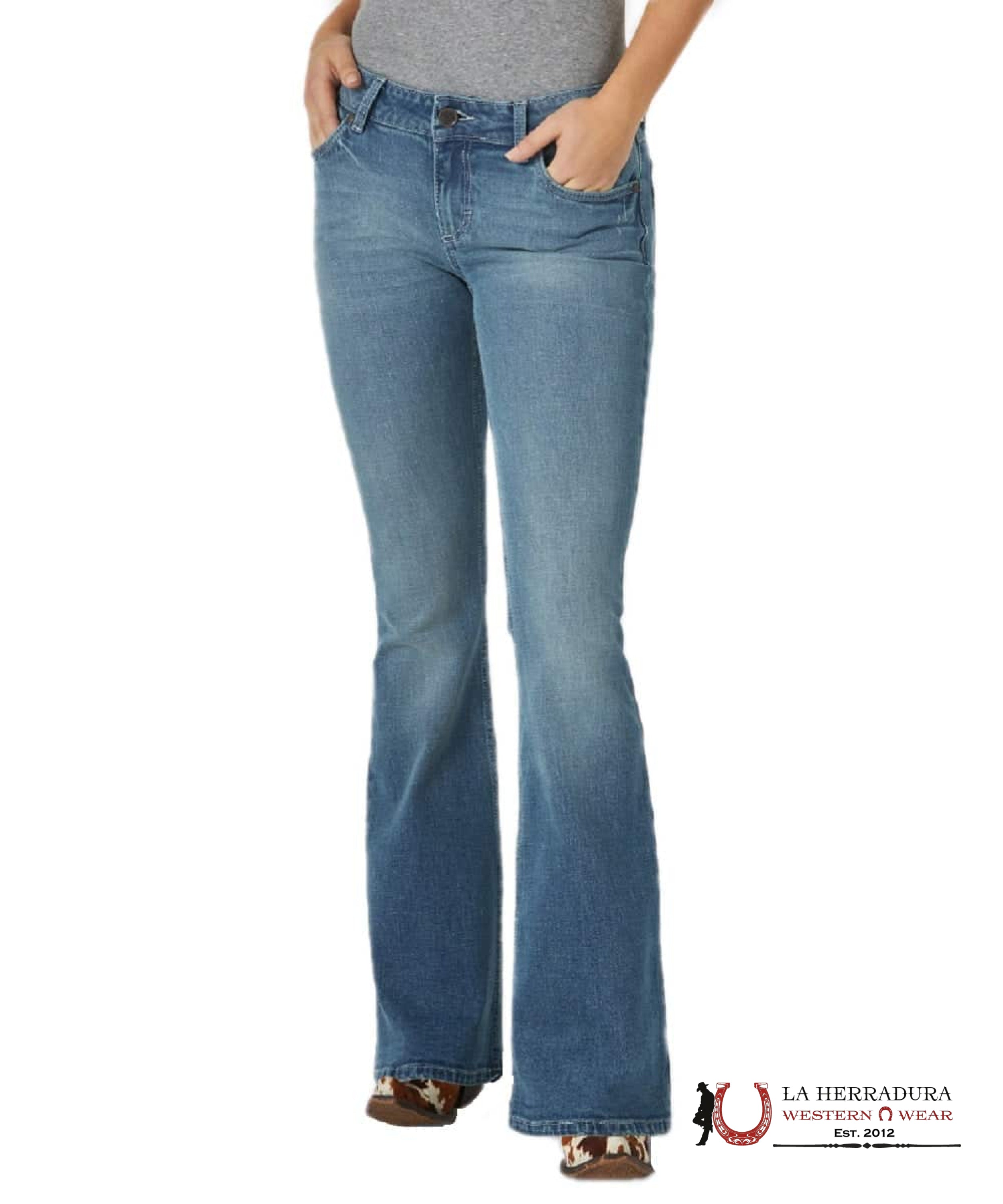 WOMENS WRANGLER RETRO TROUSER JEAN 09MWFQG ROPA MUJERES