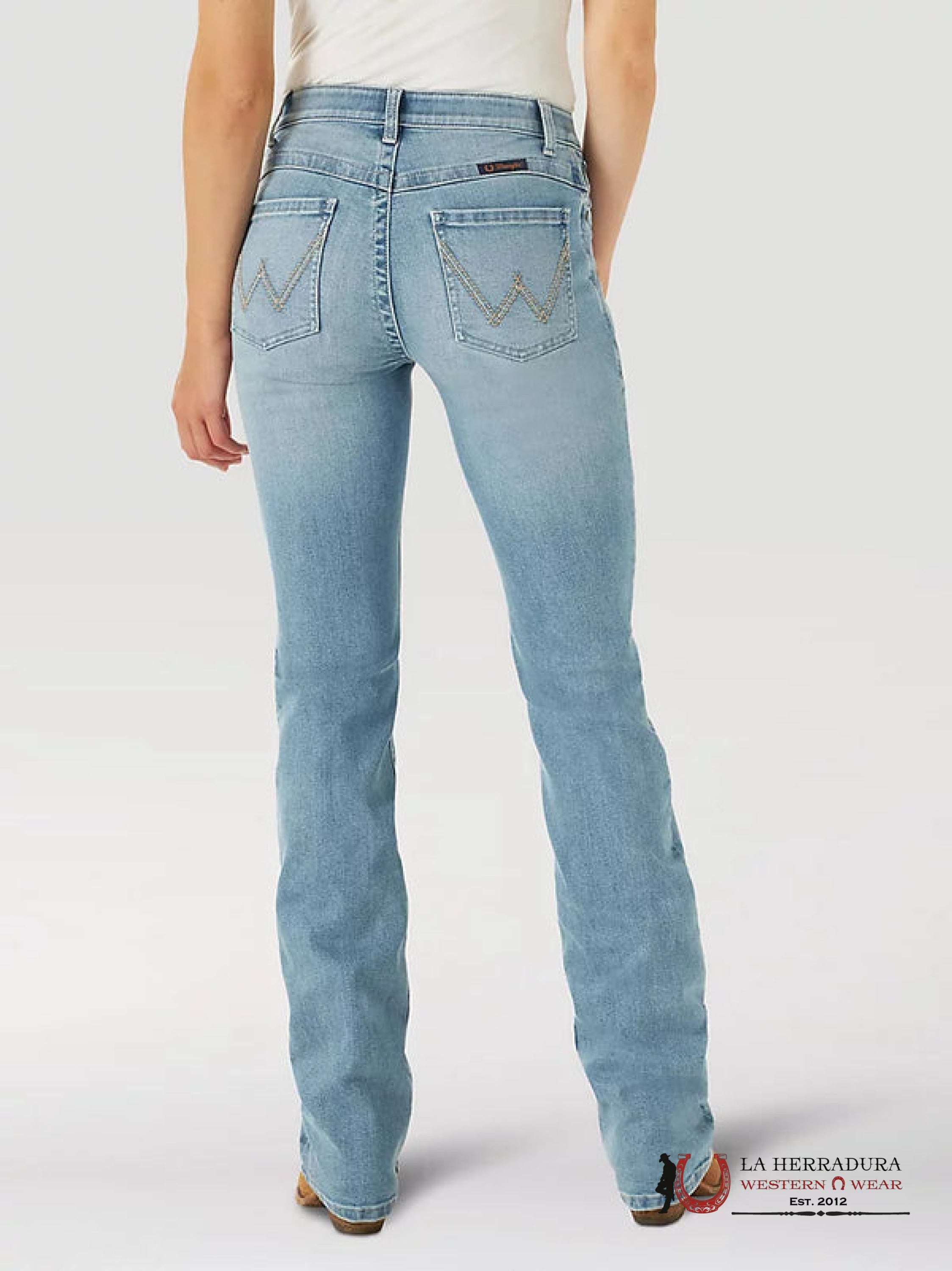 WOMEN’S WRANGLER ULTIMATE RIDING JEAN WILLOW LIGHT WASH 112315011 ROPA MUJERES