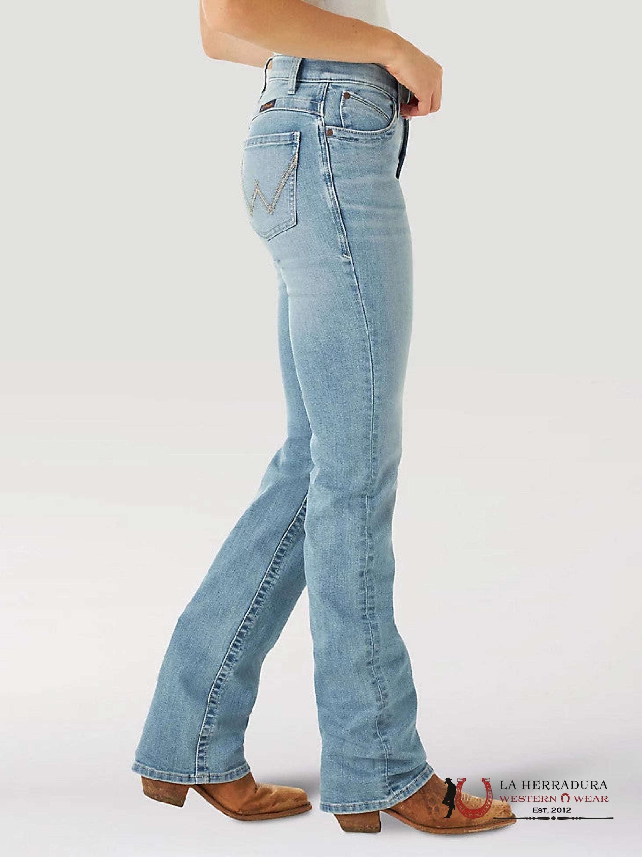 WOMEN’S WRANGLER ULTIMATE RIDING JEAN WILLOW LIGHT WASH 112315011 ROPA MUJERES