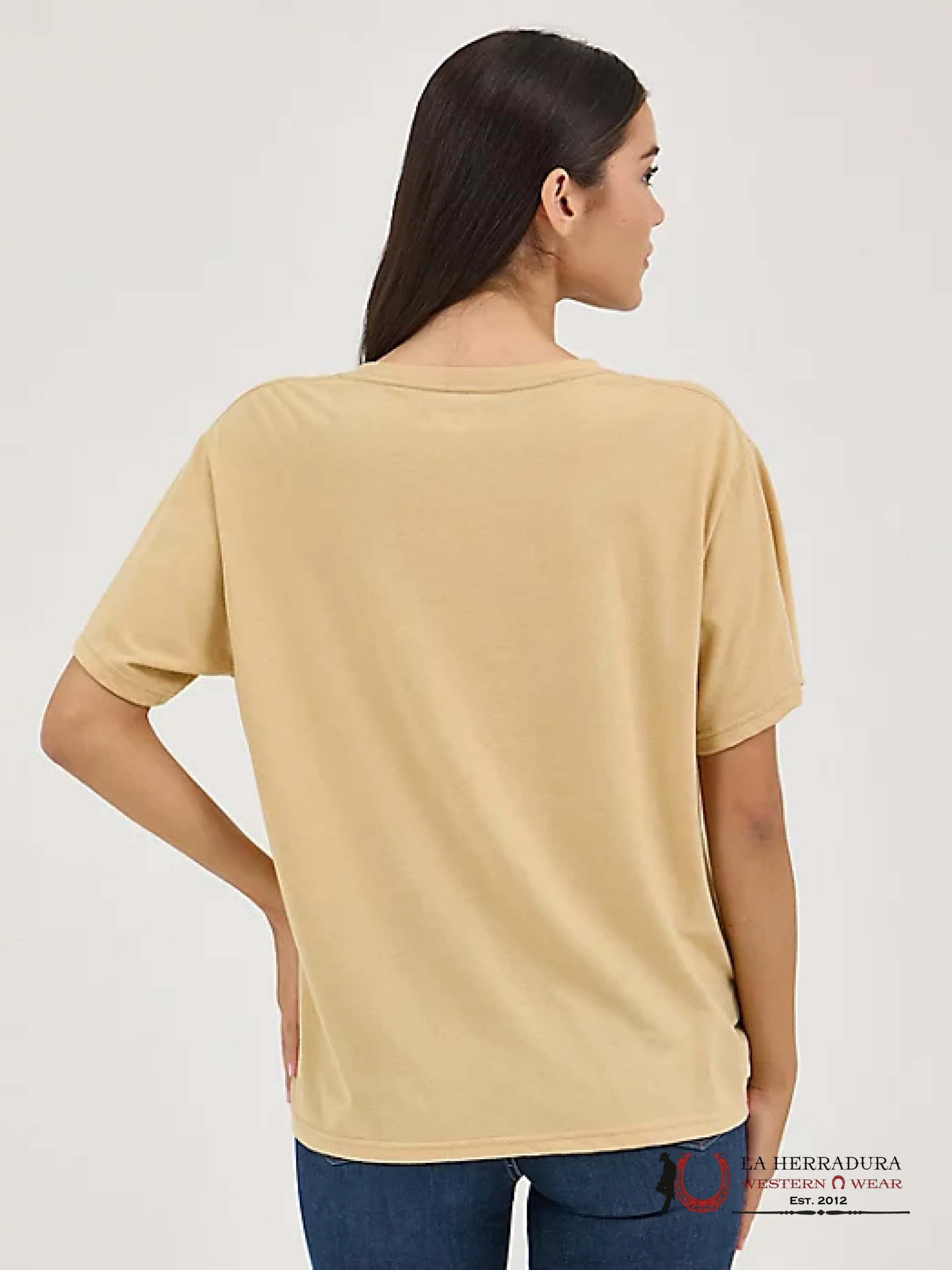 WOMEN’S WRANGLER WESTERN GRAPHIC GIRLFRIEND TEE SHIRT - 1888 ROPA MUJERES