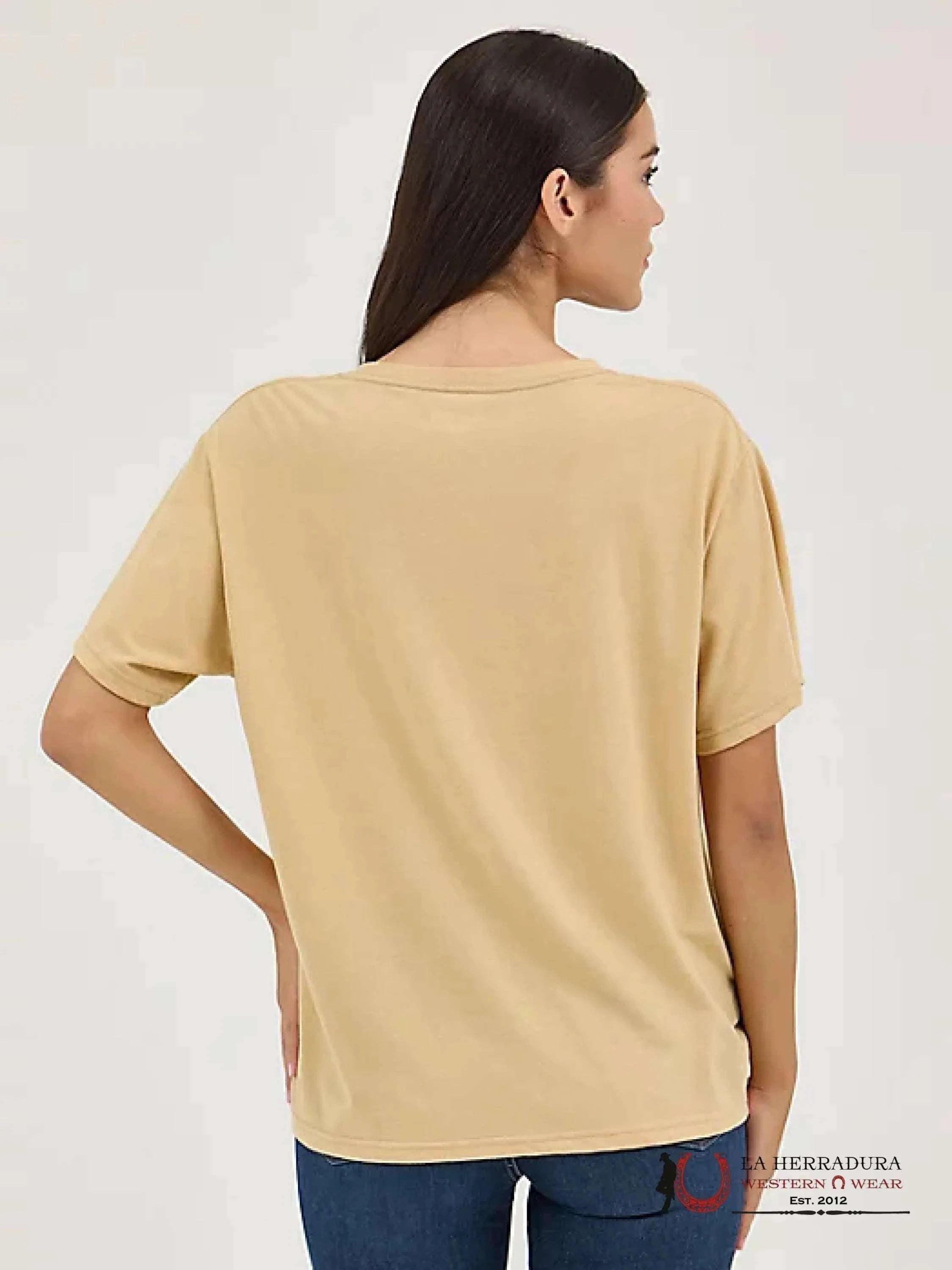 WOMEN’S WRANGLER WESTERN GRAPHIC GIRLFRIEND TEE SHIRT - 1888 ROPA MUJERES
