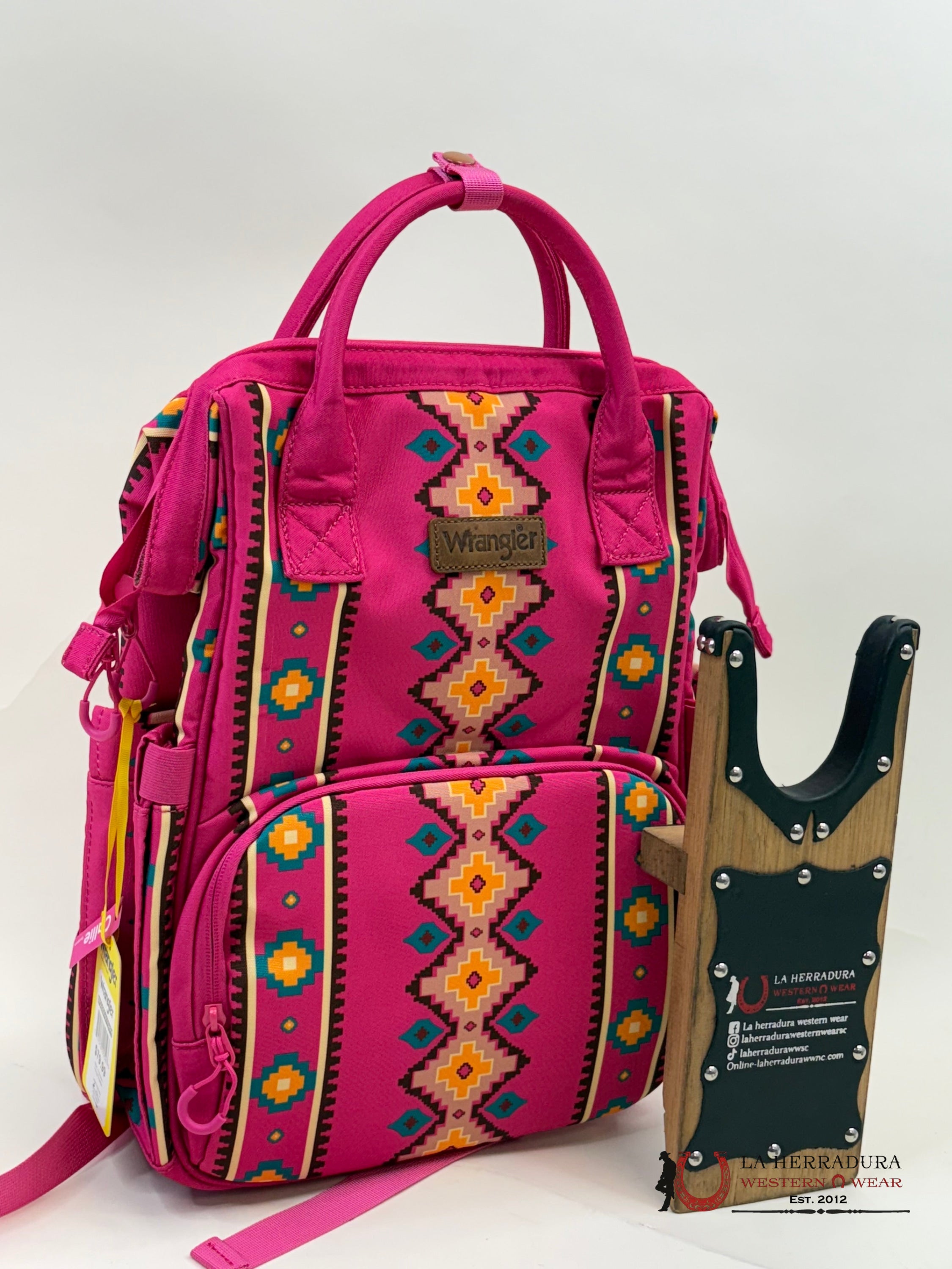 Wrangler Aztec Dark Pink Bookbag Ropa Mujeres