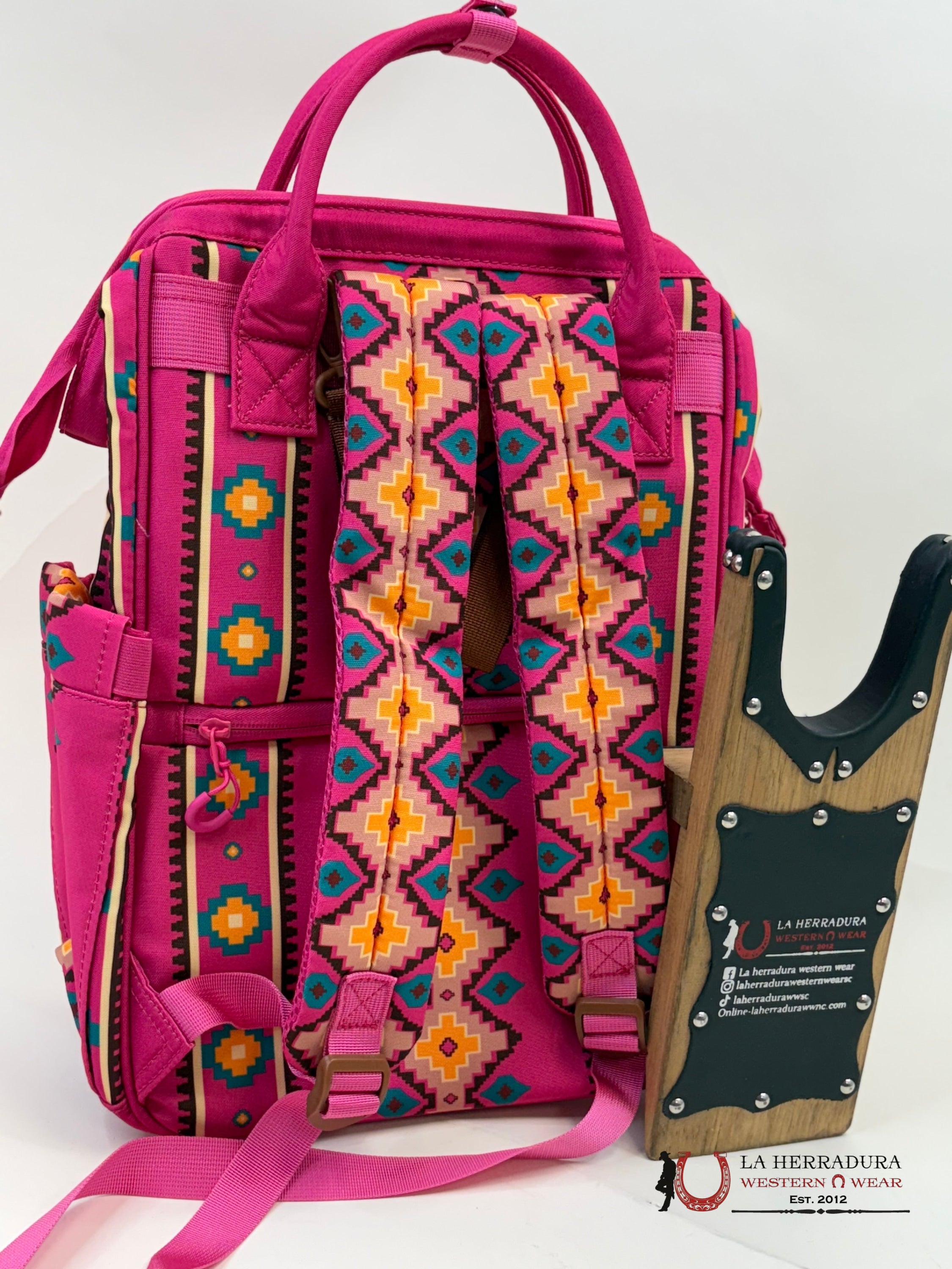 Wrangler Aztec Dark Pink Bookbag Ropa Mujeres