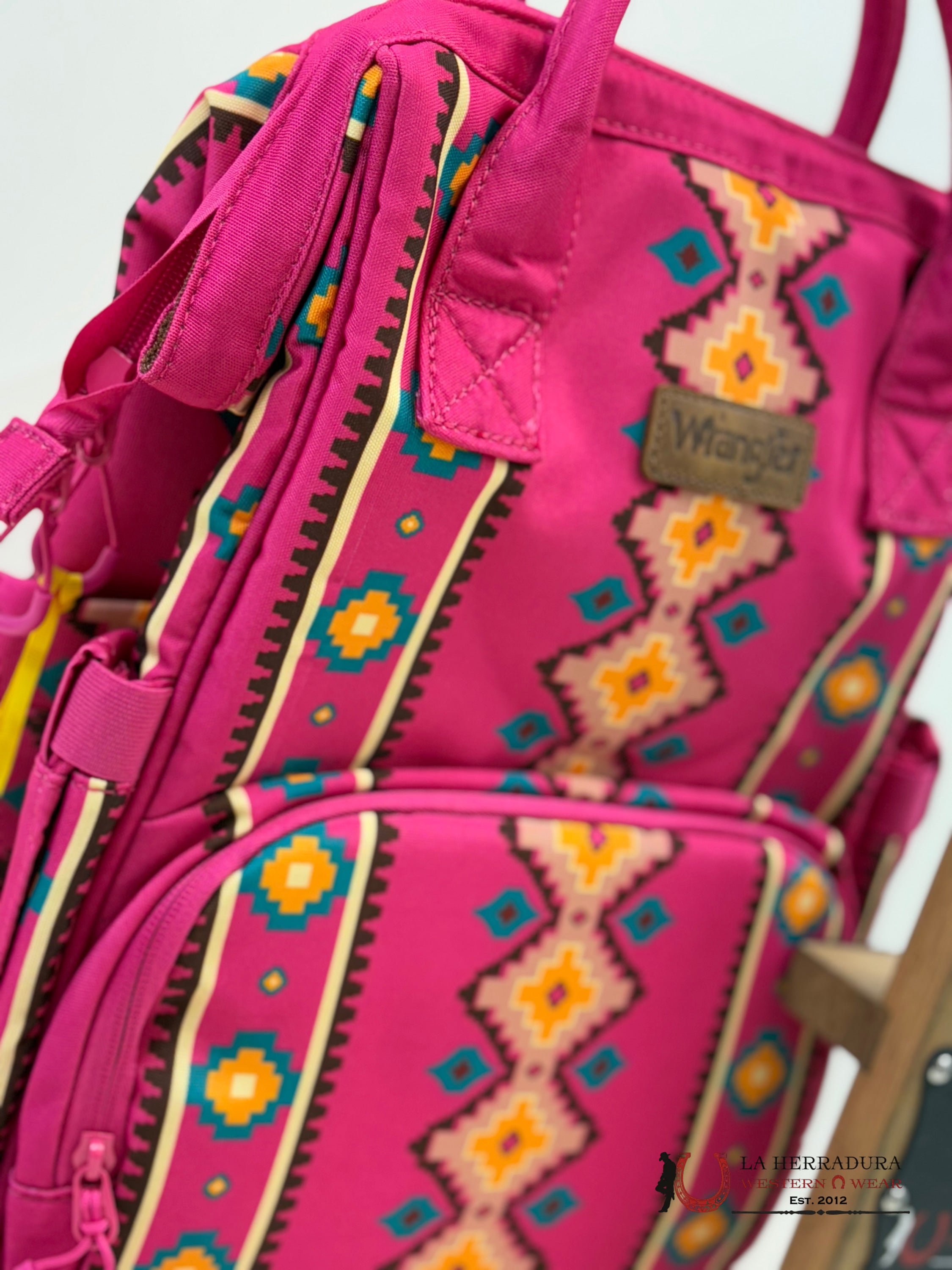 Wrangler Aztec Dark Pink Bookbag Ropa Mujeres