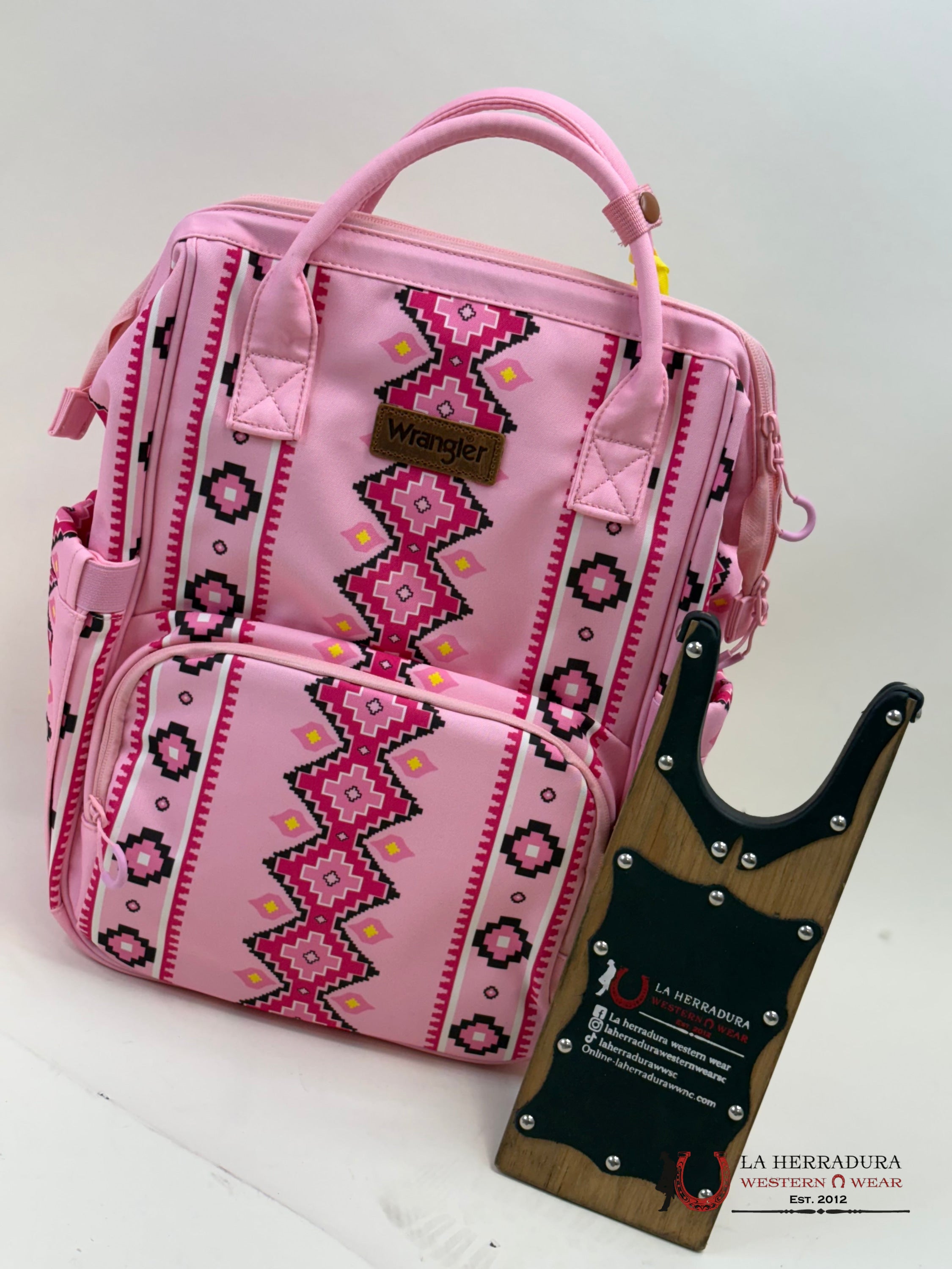 Wrangler Aztec Light Pink Bookbag Ropa Mujeres
