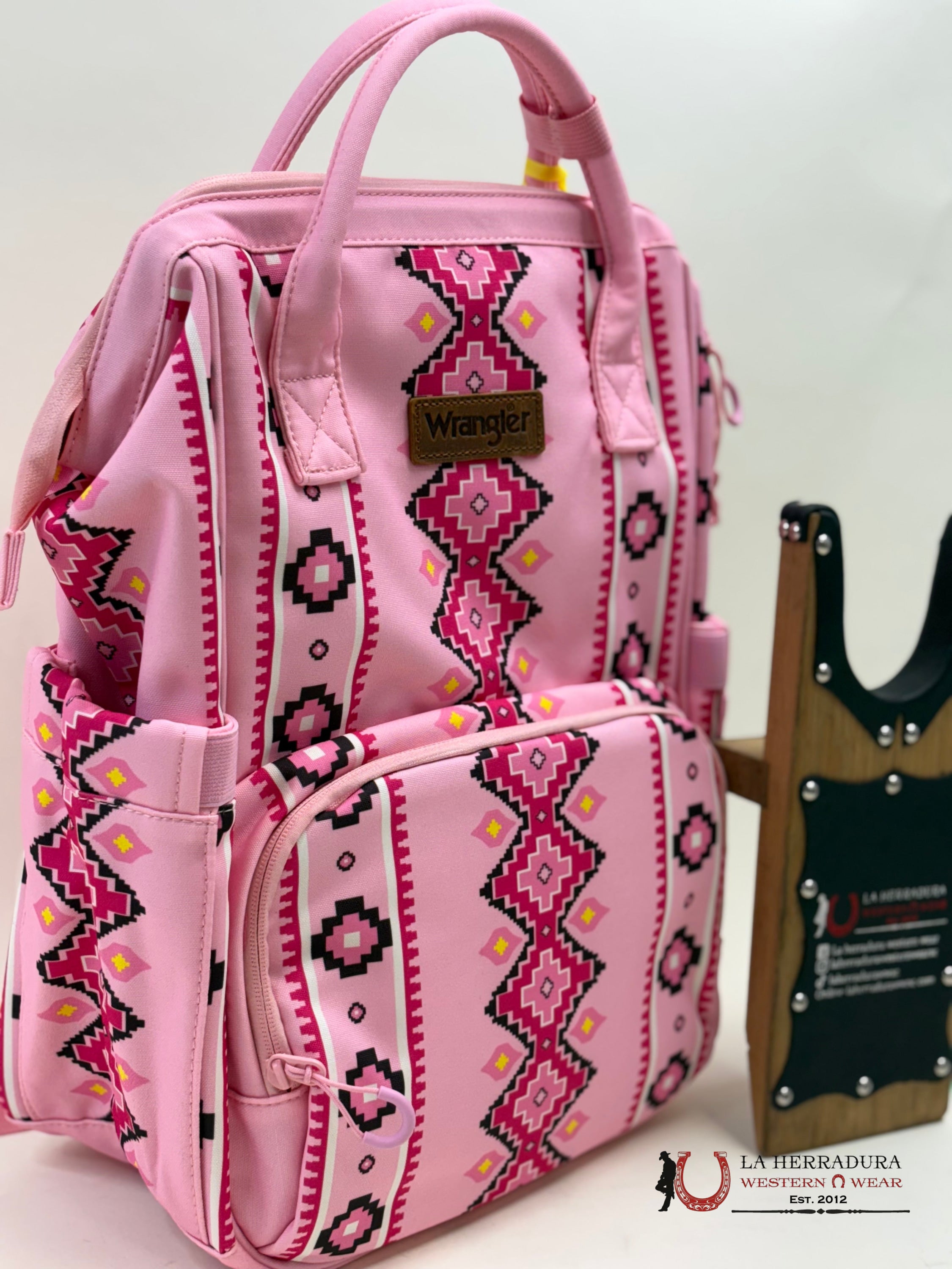Wrangler Aztec Light Pink Bookbag Ropa Mujeres