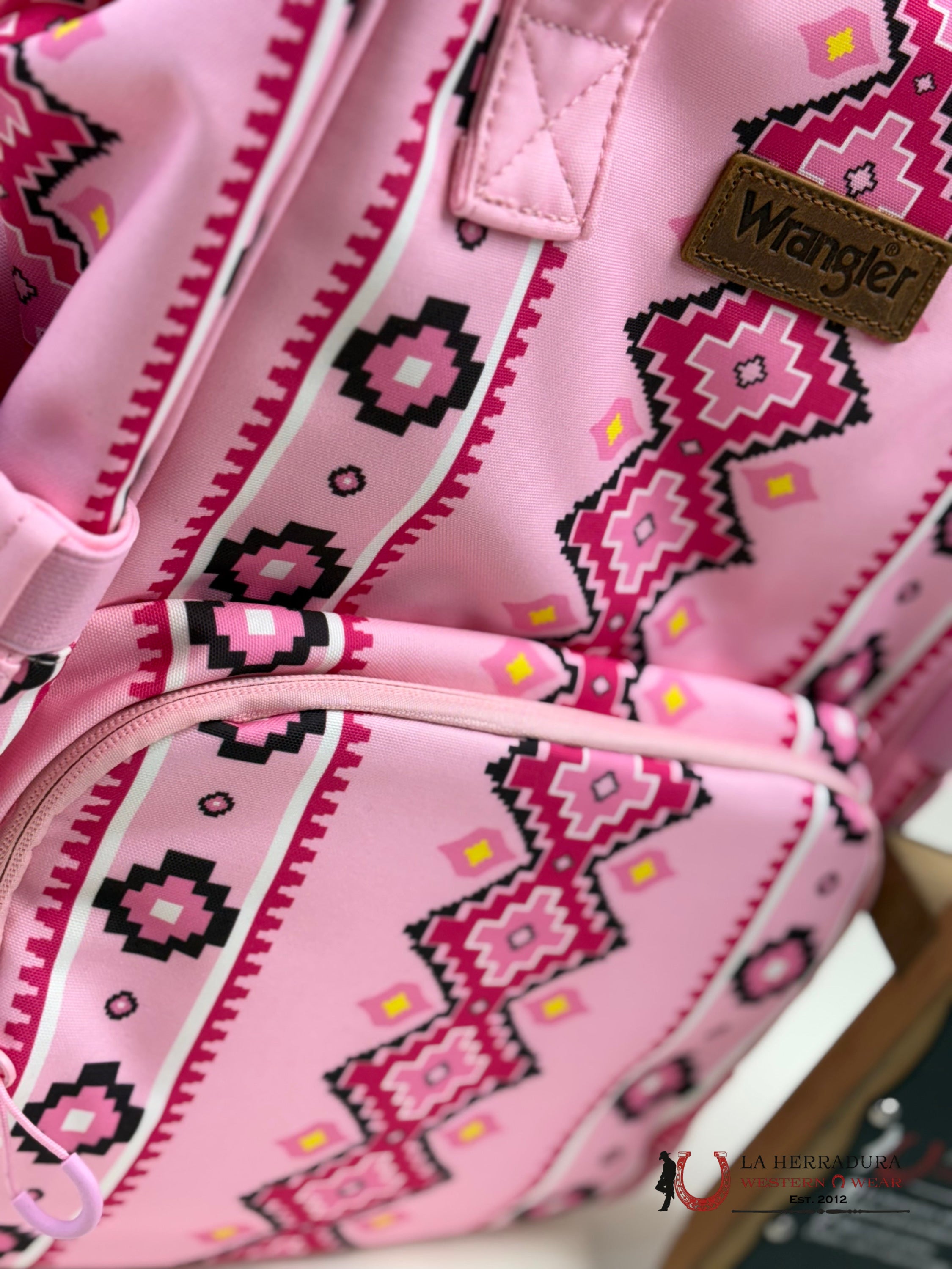 Wrangler Aztec Light Pink Bookbag Ropa Mujeres