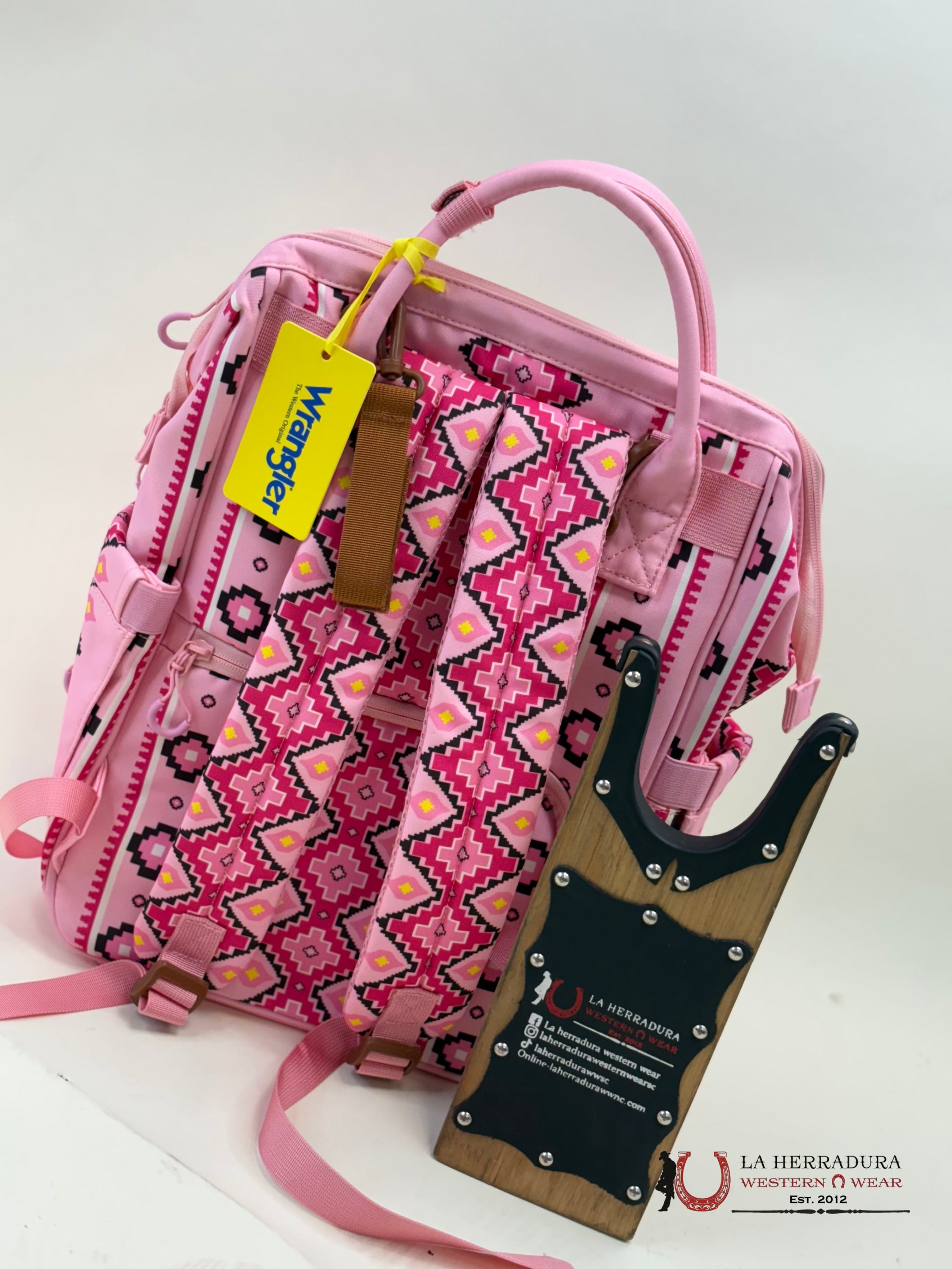 Wrangler Aztec Light Pink Bookbag Ropa Mujeres
