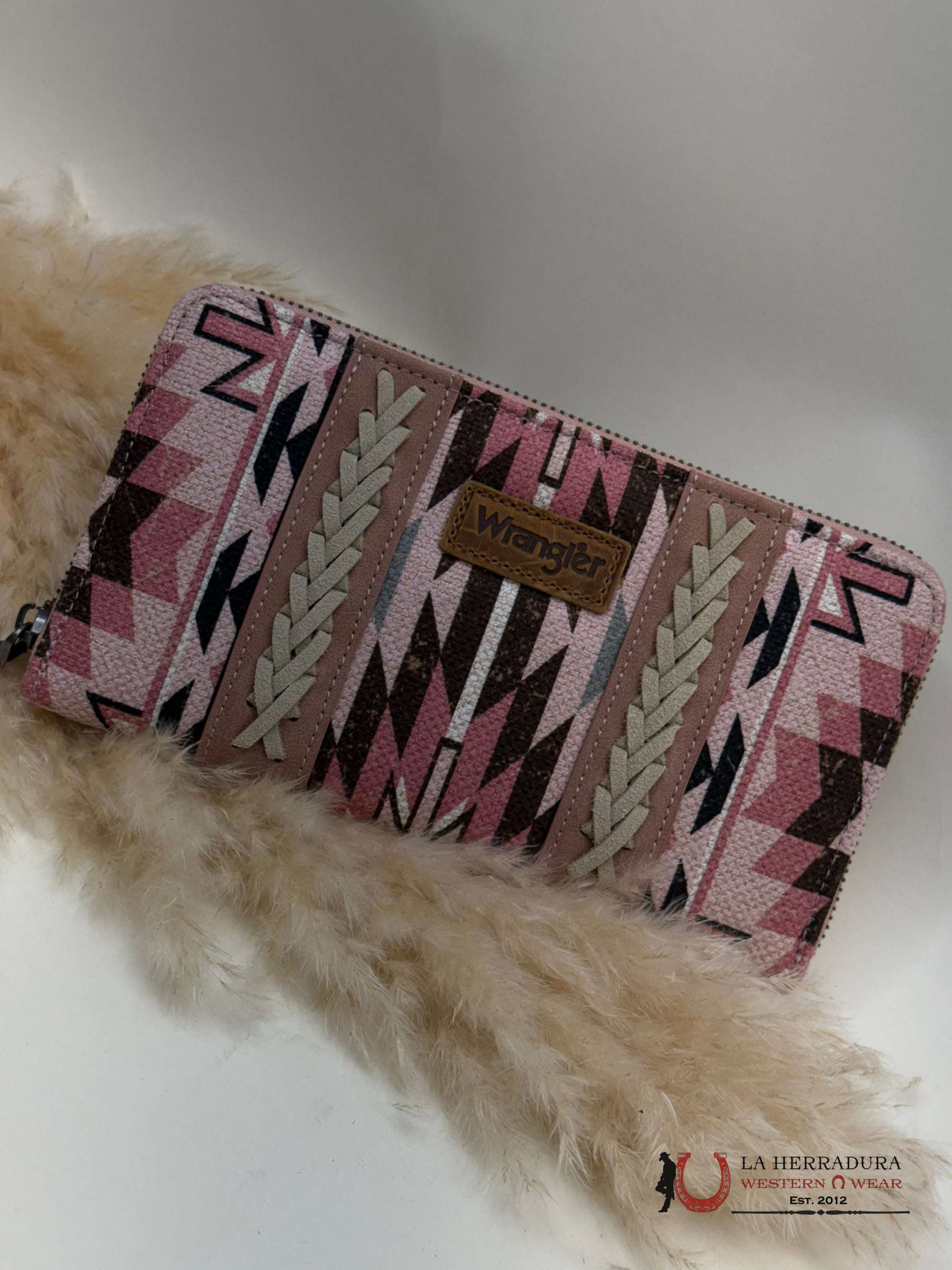 Wrangler Aztec Pink Wallet Ropa Mujeres