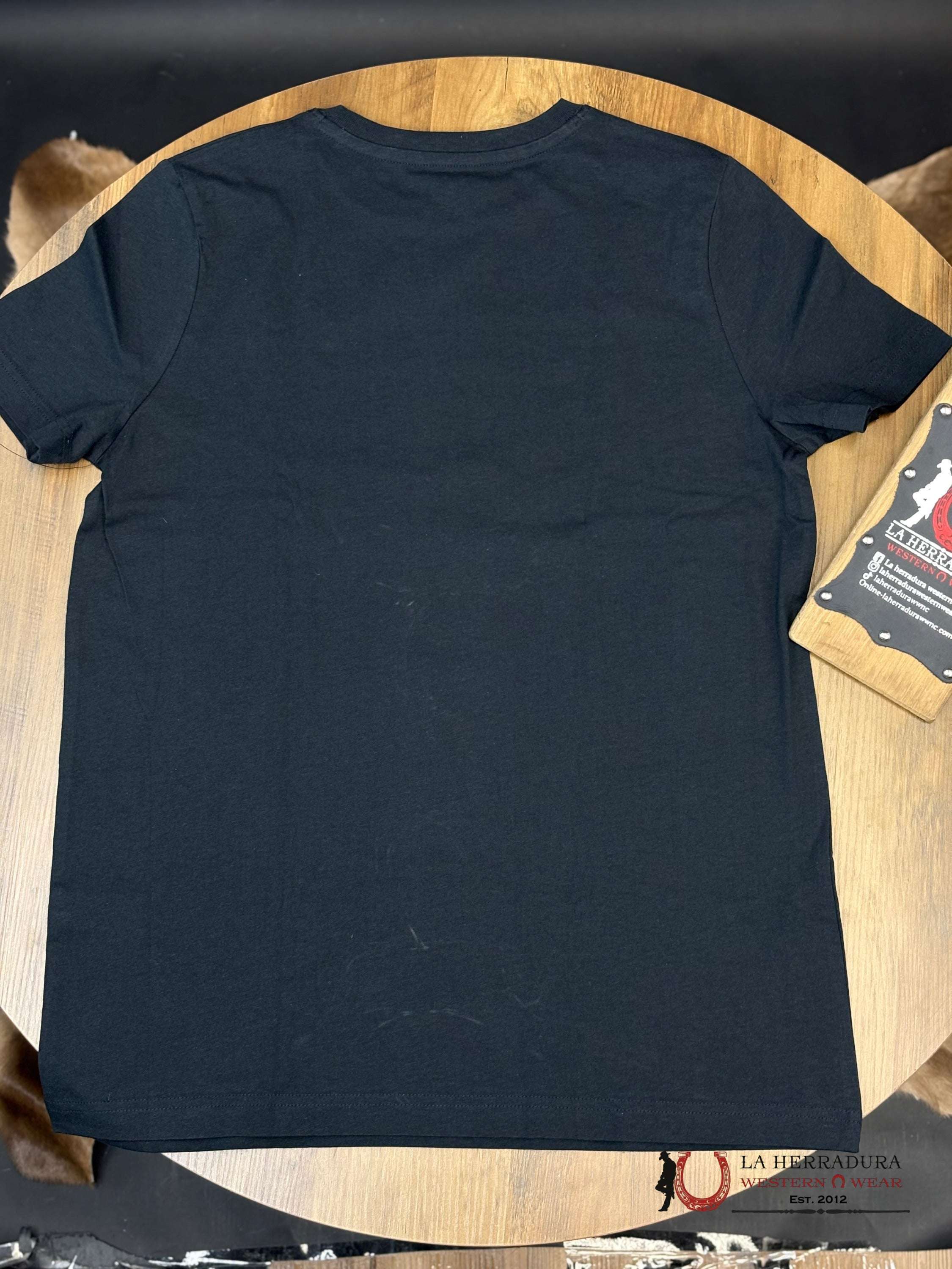 Wrangler Black Short Sleeve Cowboy Ropa Mujeres
