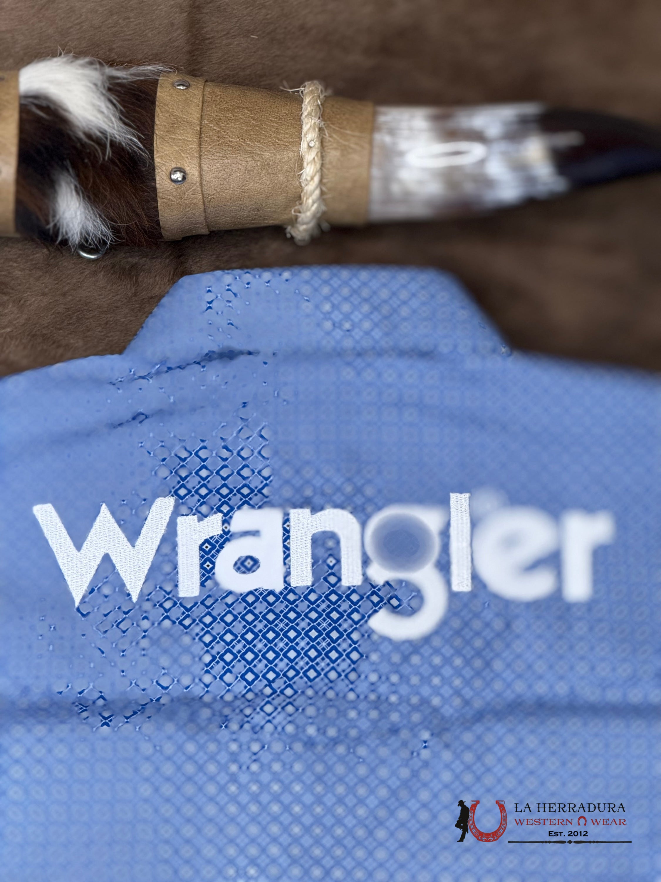 WRANGLER Blue Long Sleeve Shirt - 5839 ROPA HOMBRES