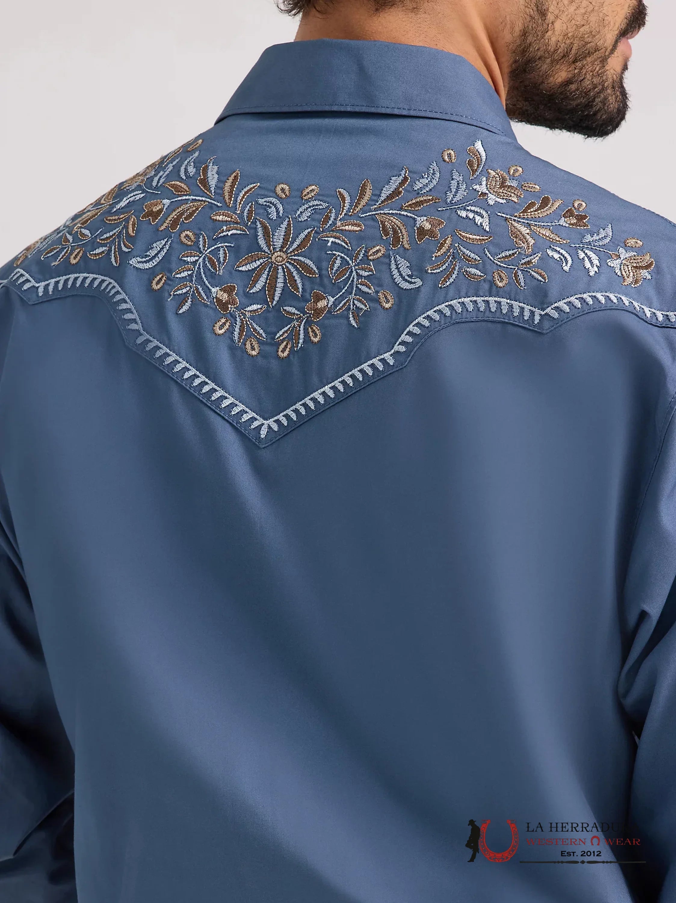 Wrangler Blue with flowers ROPA HOMBRES