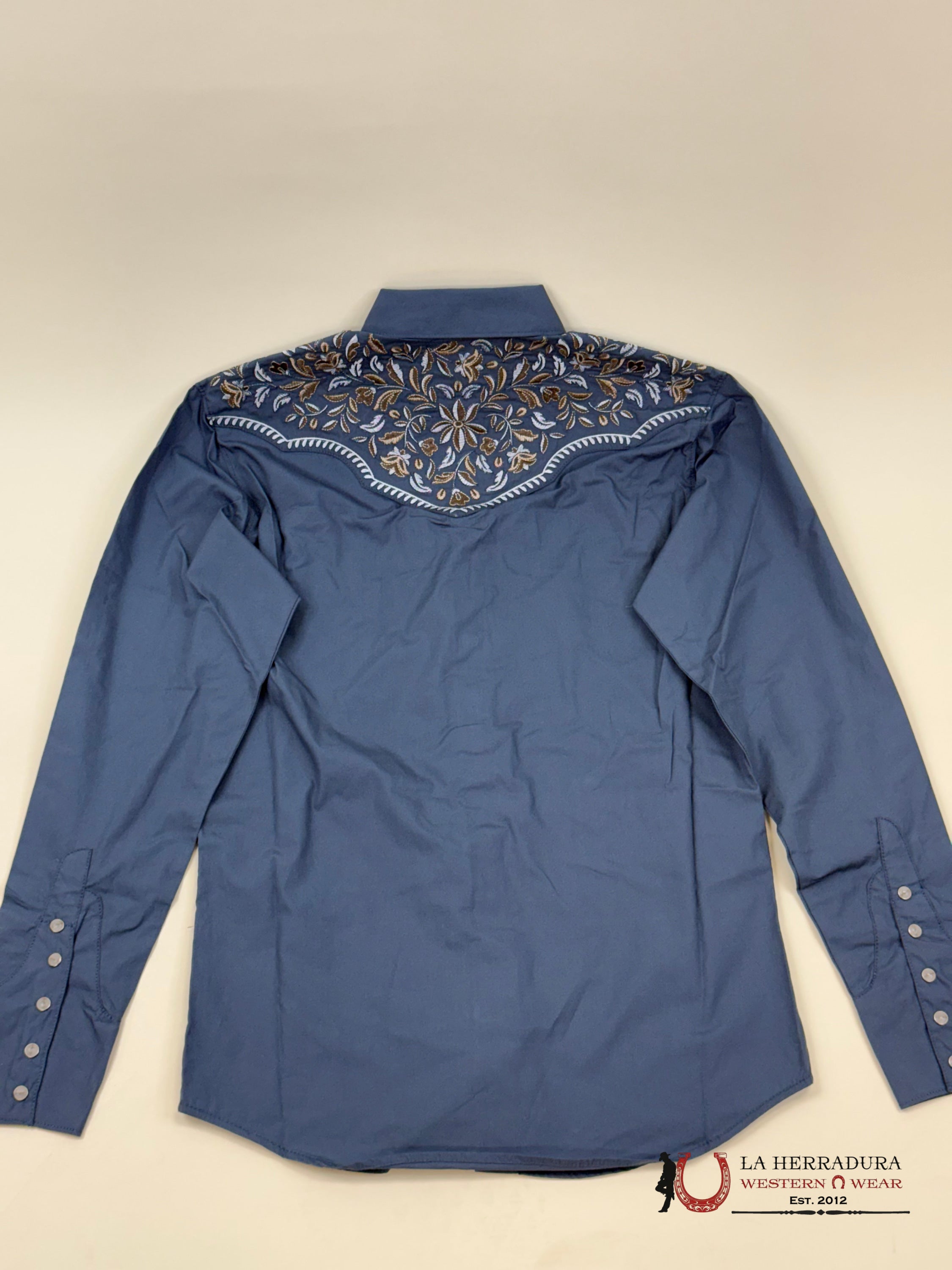 Wrangler Blue With Flowers Ropa Hombres