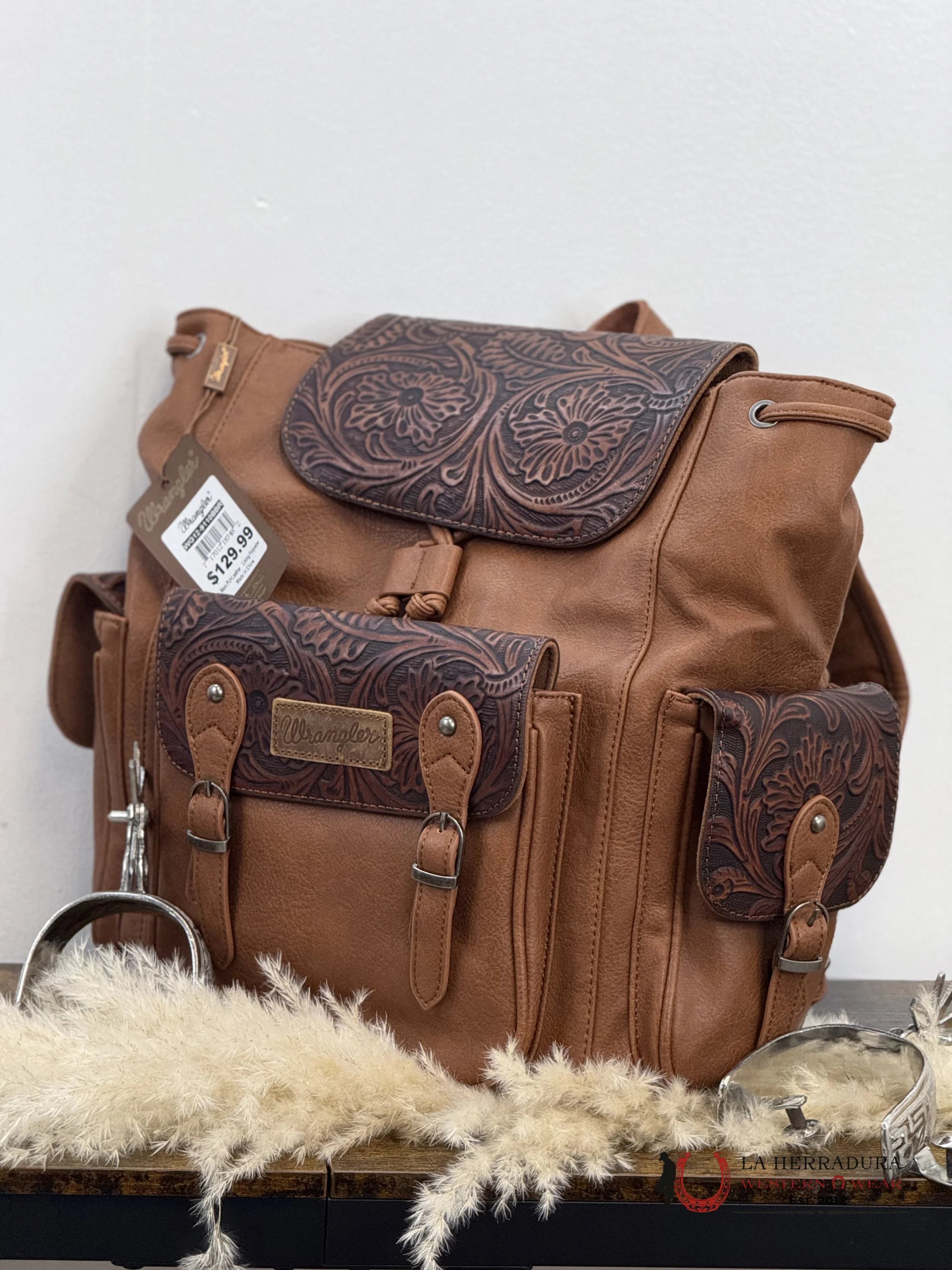 Wrangler Bookbag Dark Brown Ropa Mujeres