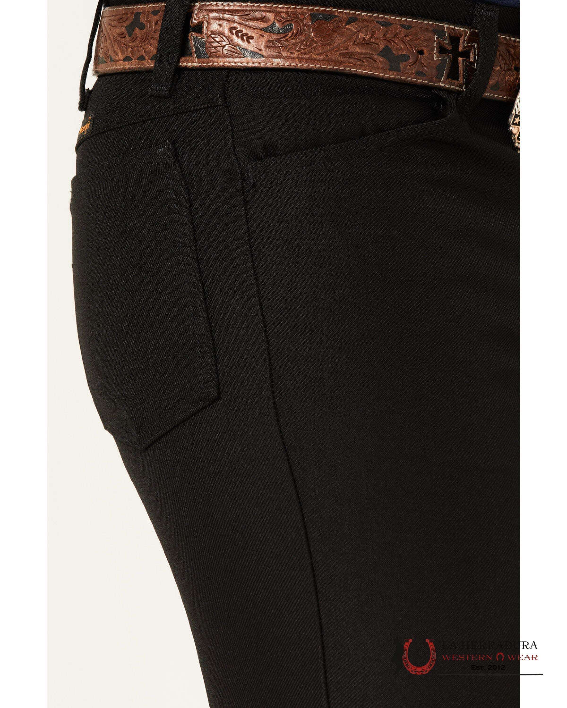 WRANGLER BOOT JEANS RANCHER BLACK REGULAR 82BK WRANGLER JEANS