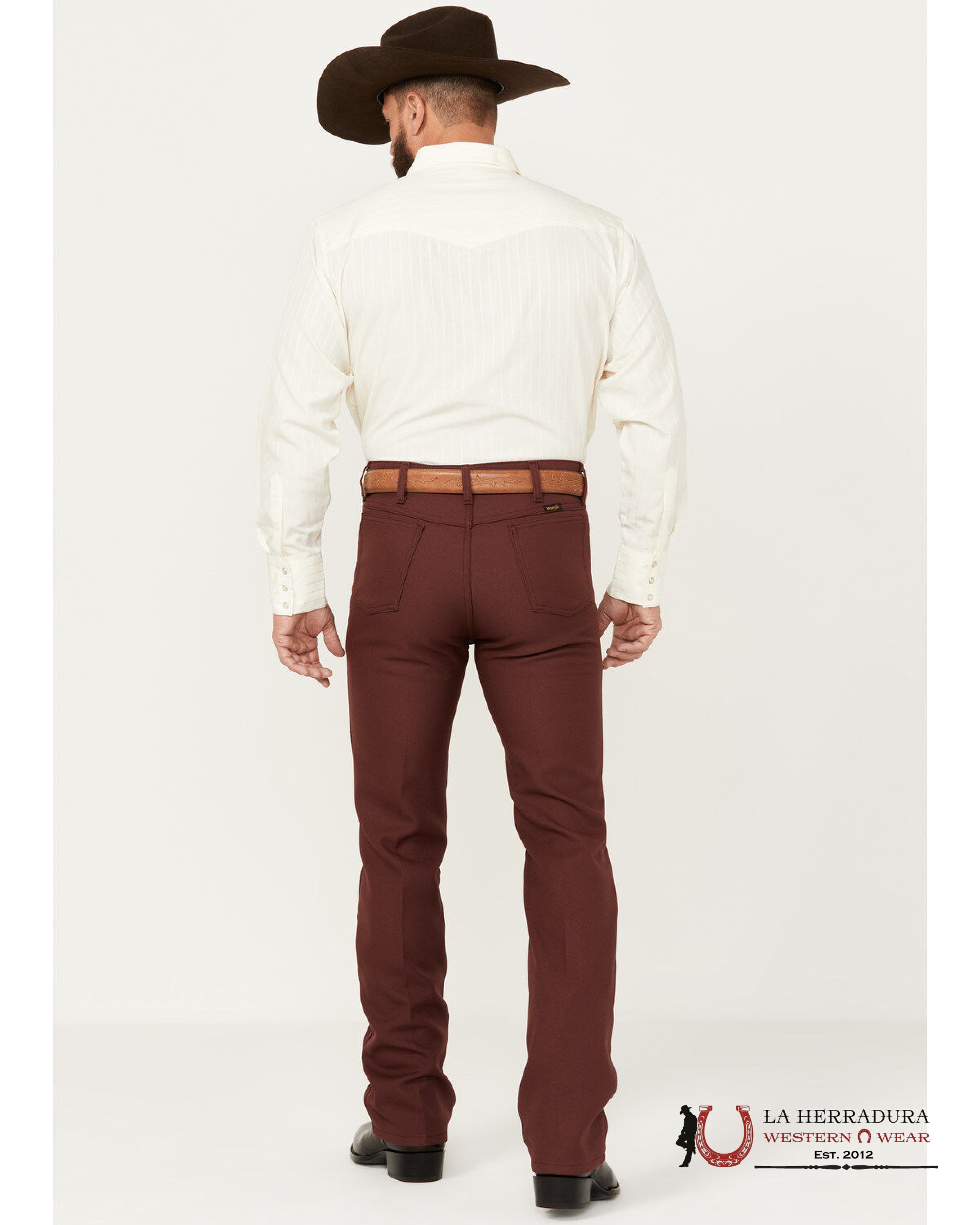 WRANGLER BOOT JEANS RANCHER BURGUNDY REGULAR 112336610 WRANGLER JEANS