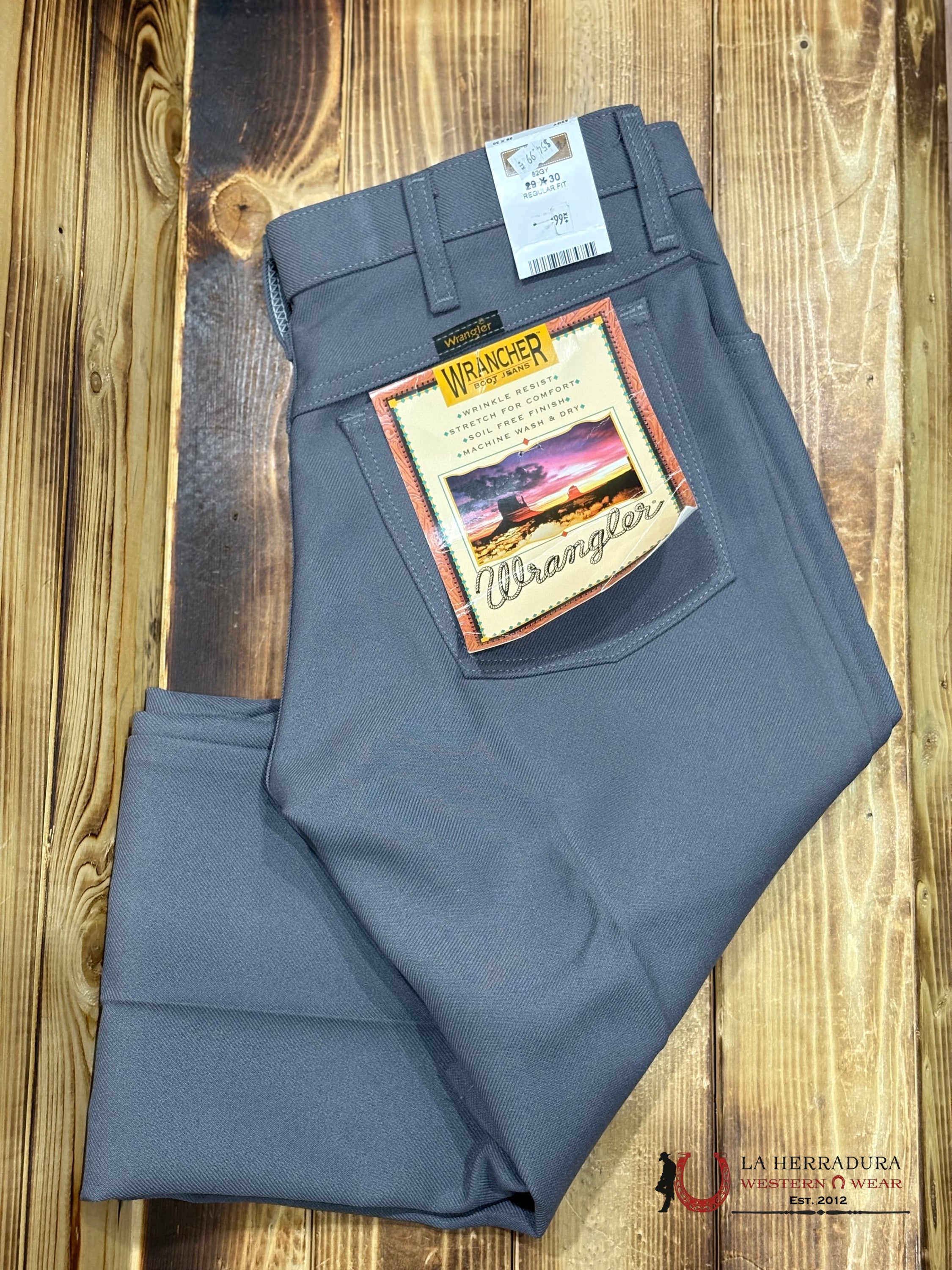 WRANGLER BOOT JEANS RANCHER GREY REGULAR 82GY WRANGLER JEANS