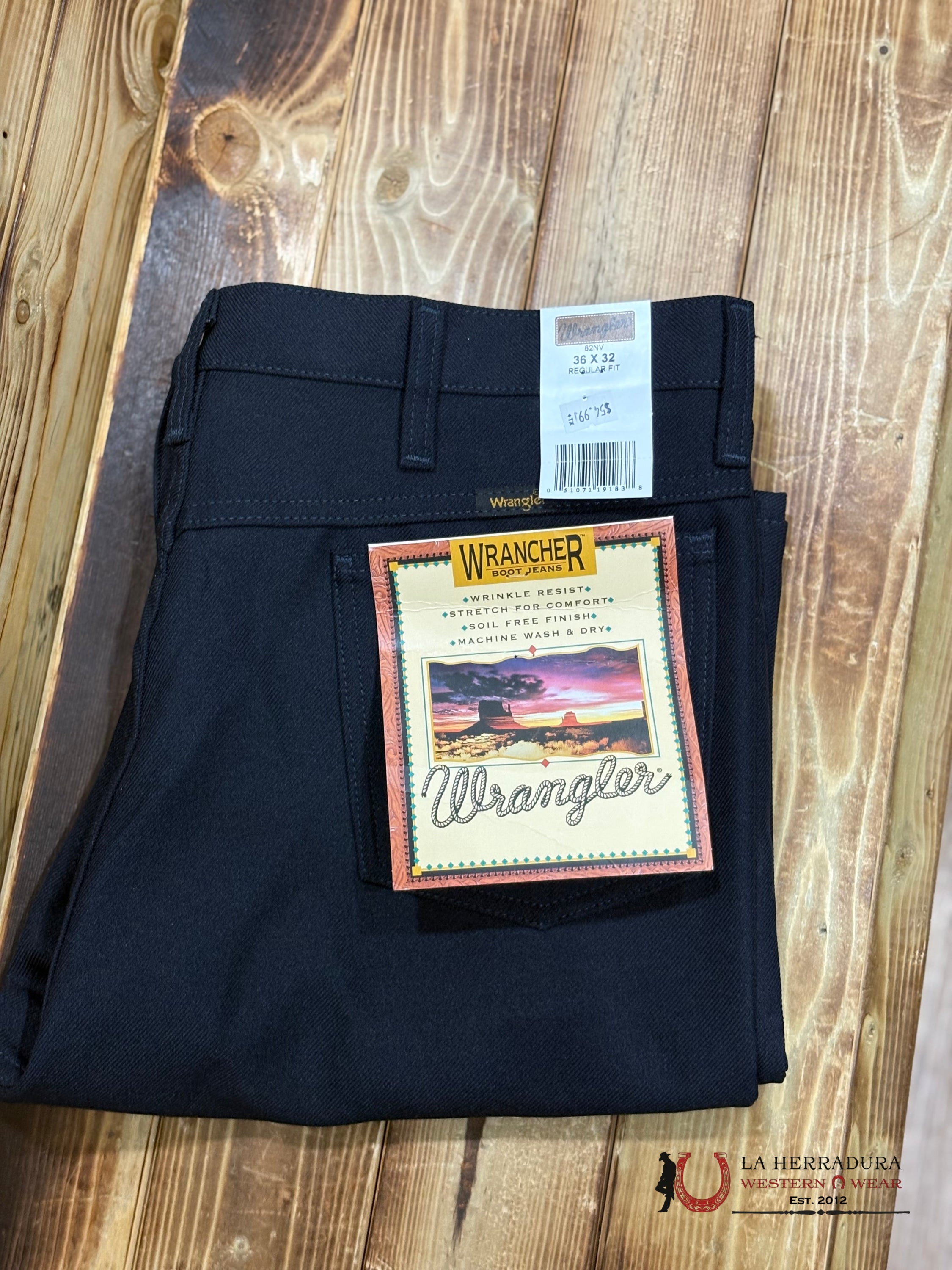WRANGLER BOOT JEANS RANCHER NAVY REGULAR 82NV WRANGLER JEANS