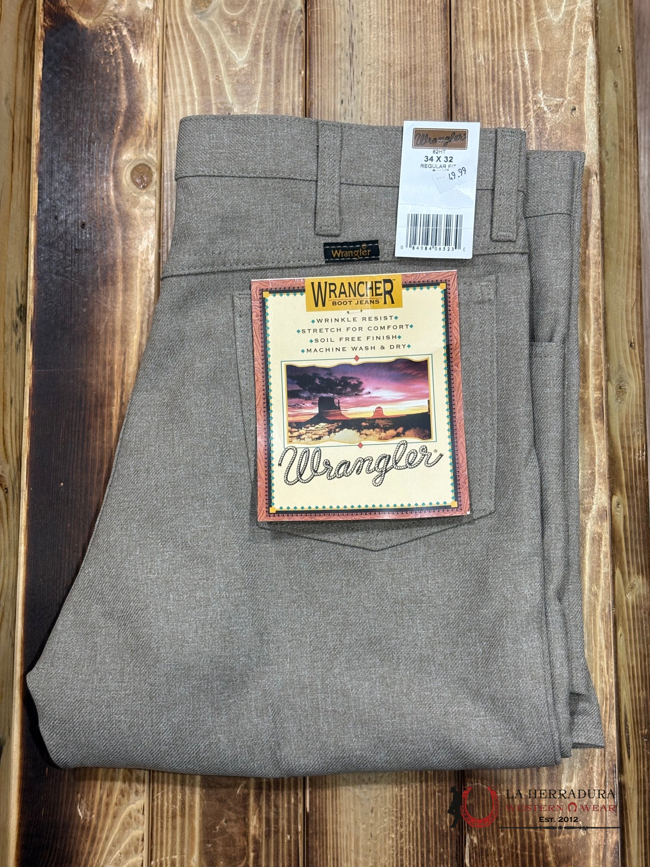 WRANGLER BOOT JEANS RANCHER TAN REGULAR 82HT WRANGLER JEANS