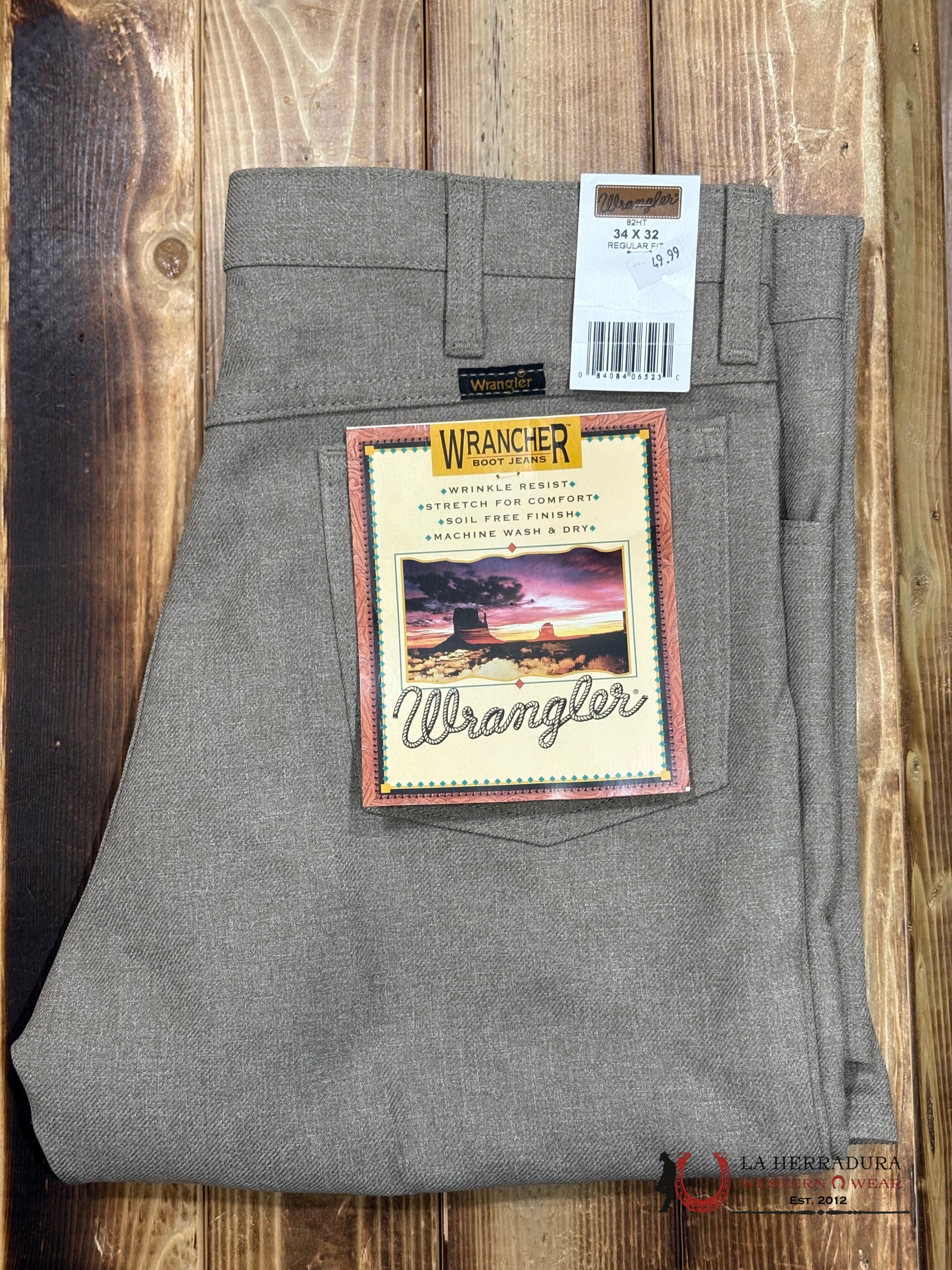 WRANGLER BOOT JEANS RANCHER TAN REGULAR 82HT WRANGLER JEANS