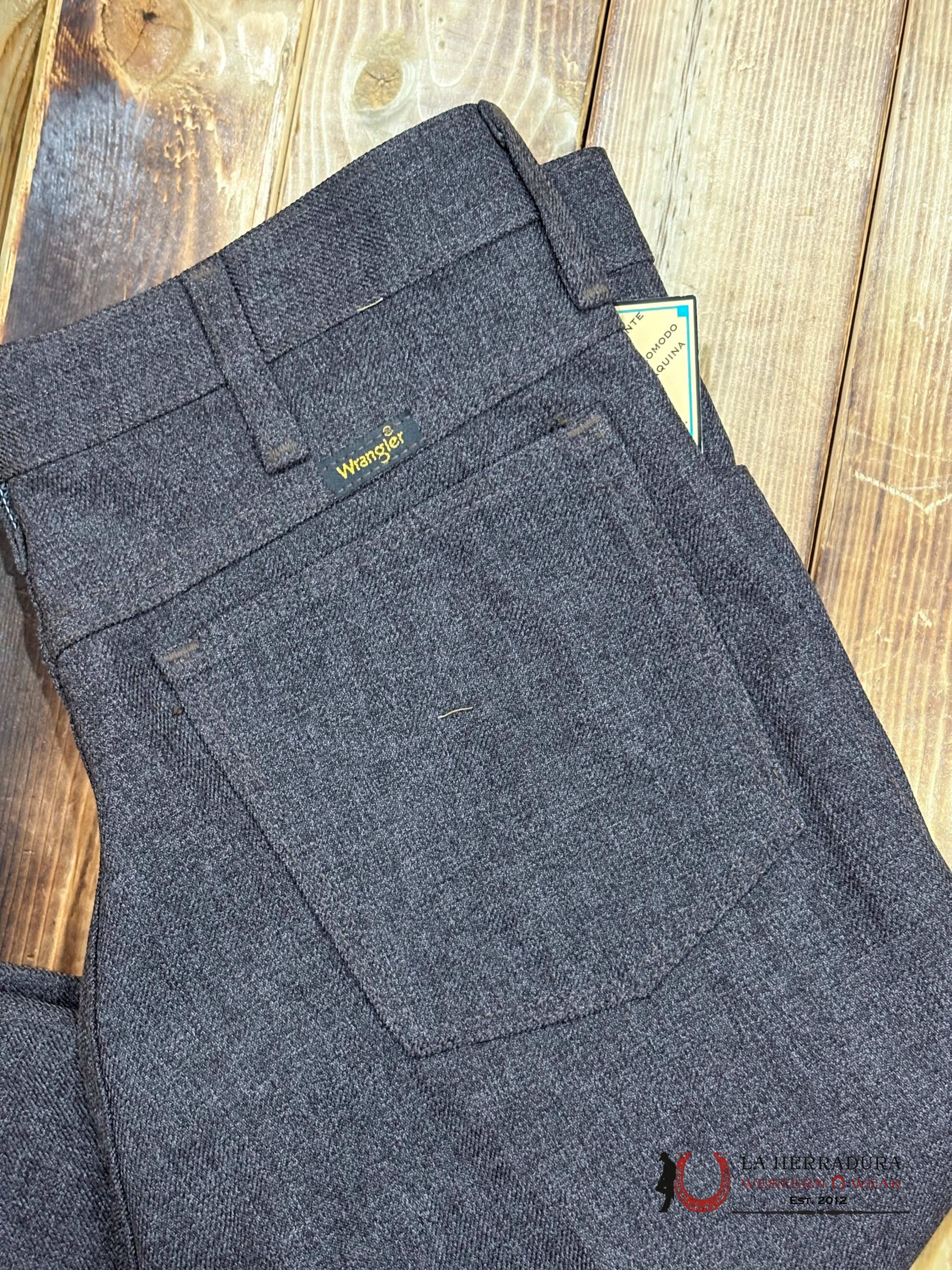 WRANGLER BOOT JEANS WRANCHER BROWN/BURGUNDY 82HO WRANGLER JEANS