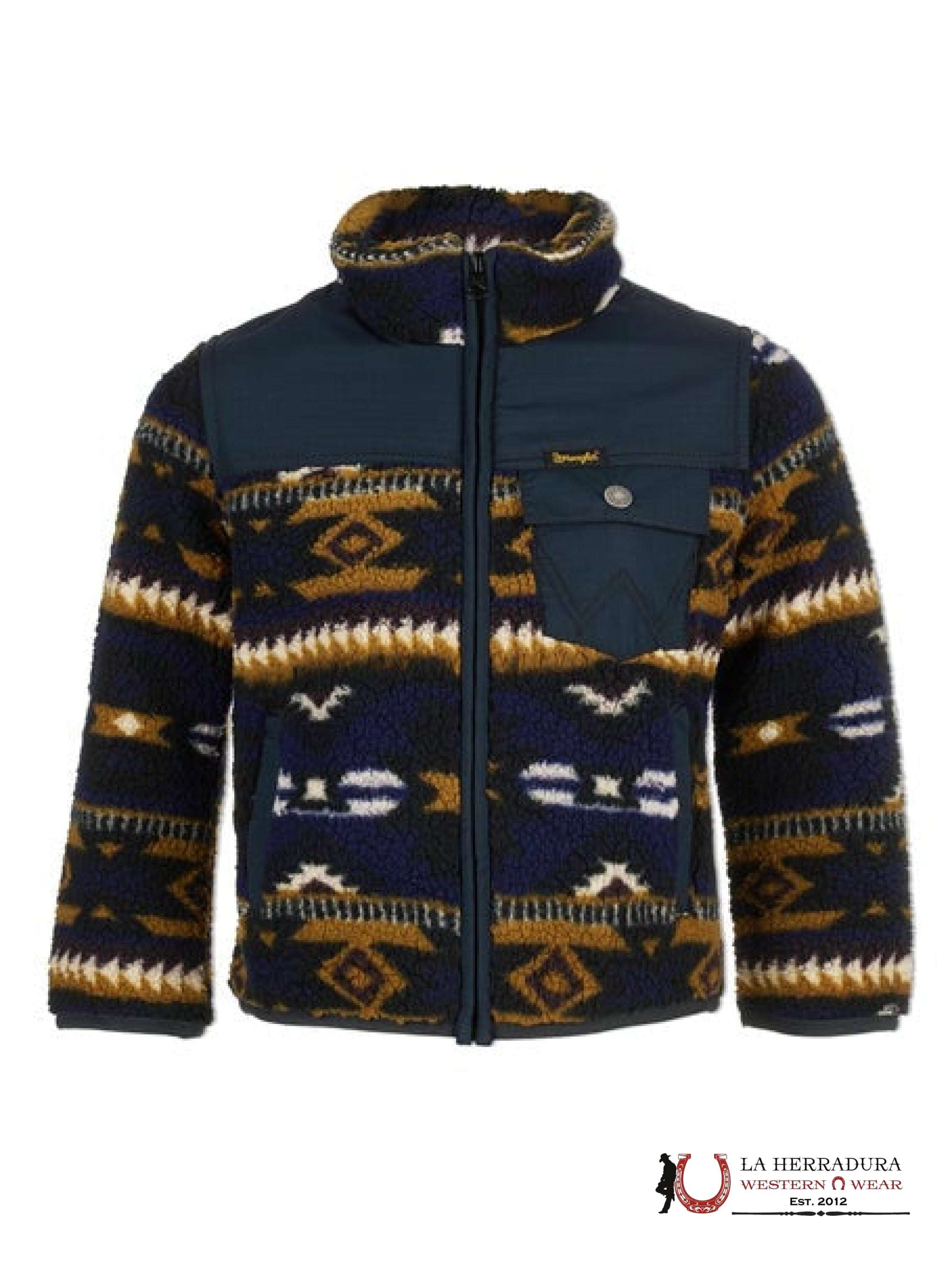 Wrangler Boys Desert Vibe Sherpa Jacket - 112353405 Niños
