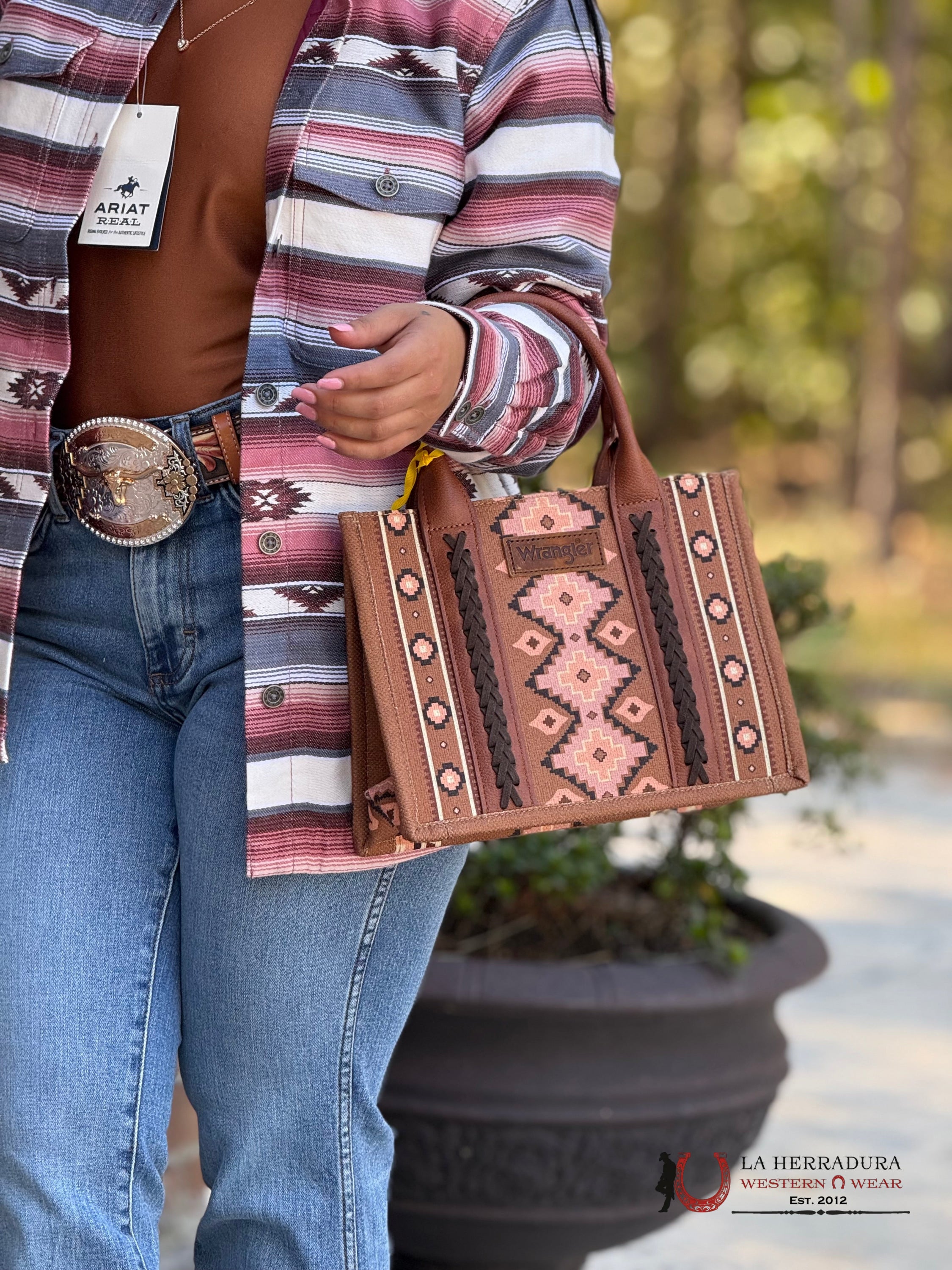 Wrangler Brown Aztec Hand Bag Ropa Mujeres