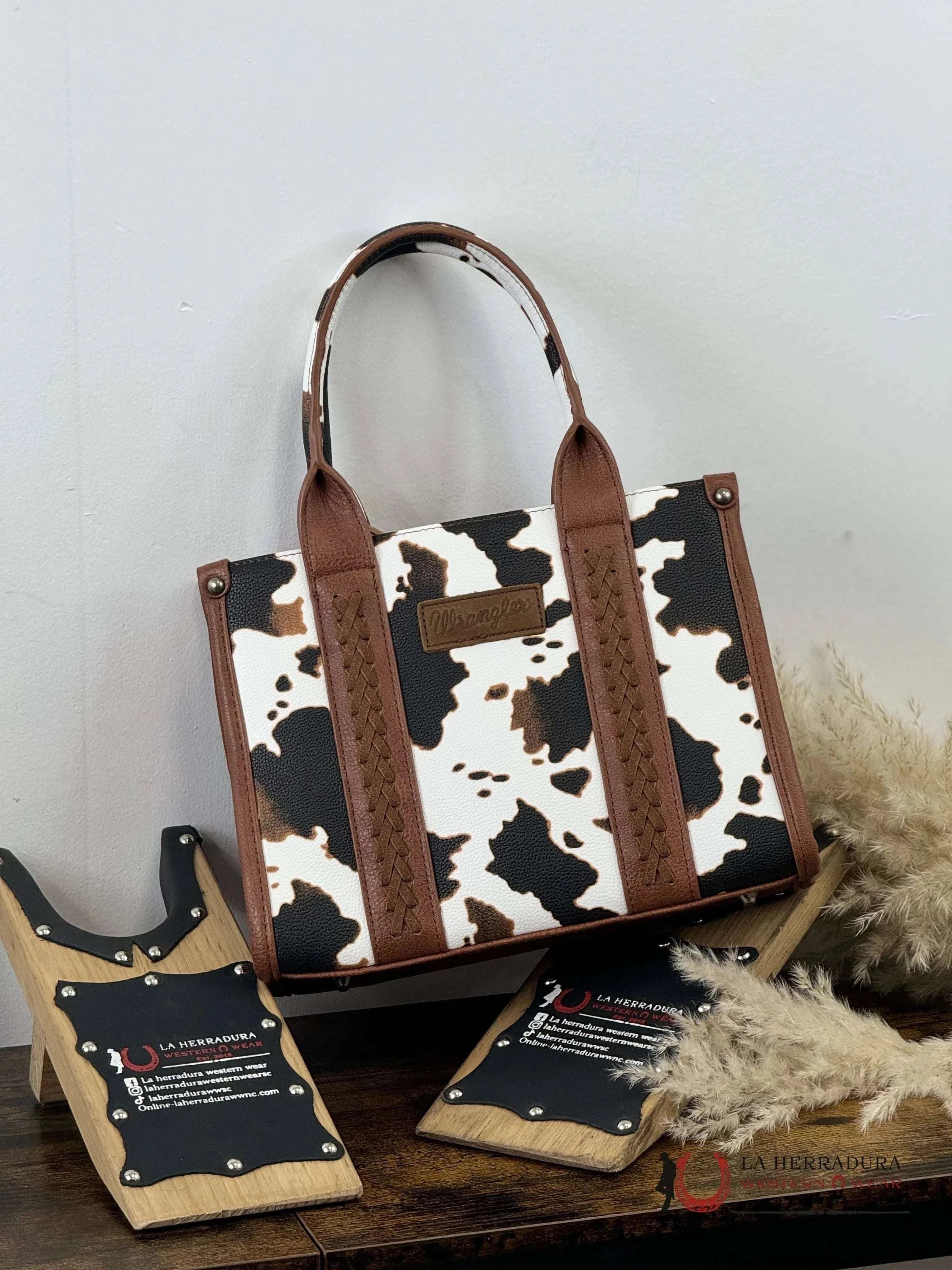 Wrangler Brow Cow Print Hand Bag Ropa Mujeres