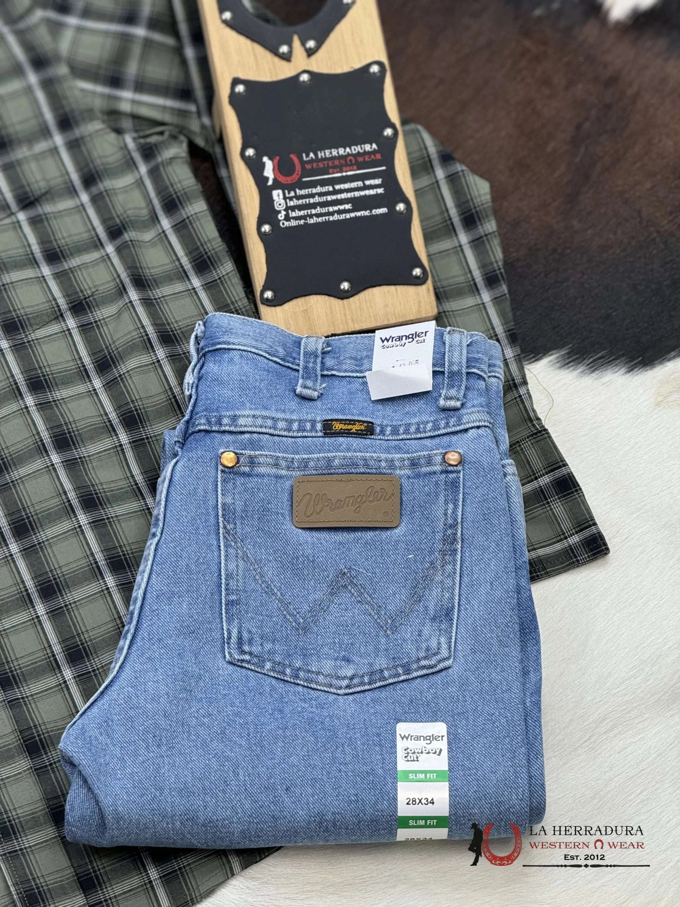 Wrangler Classic Fit Green Long Sleeve 5360 Ropa Hombres