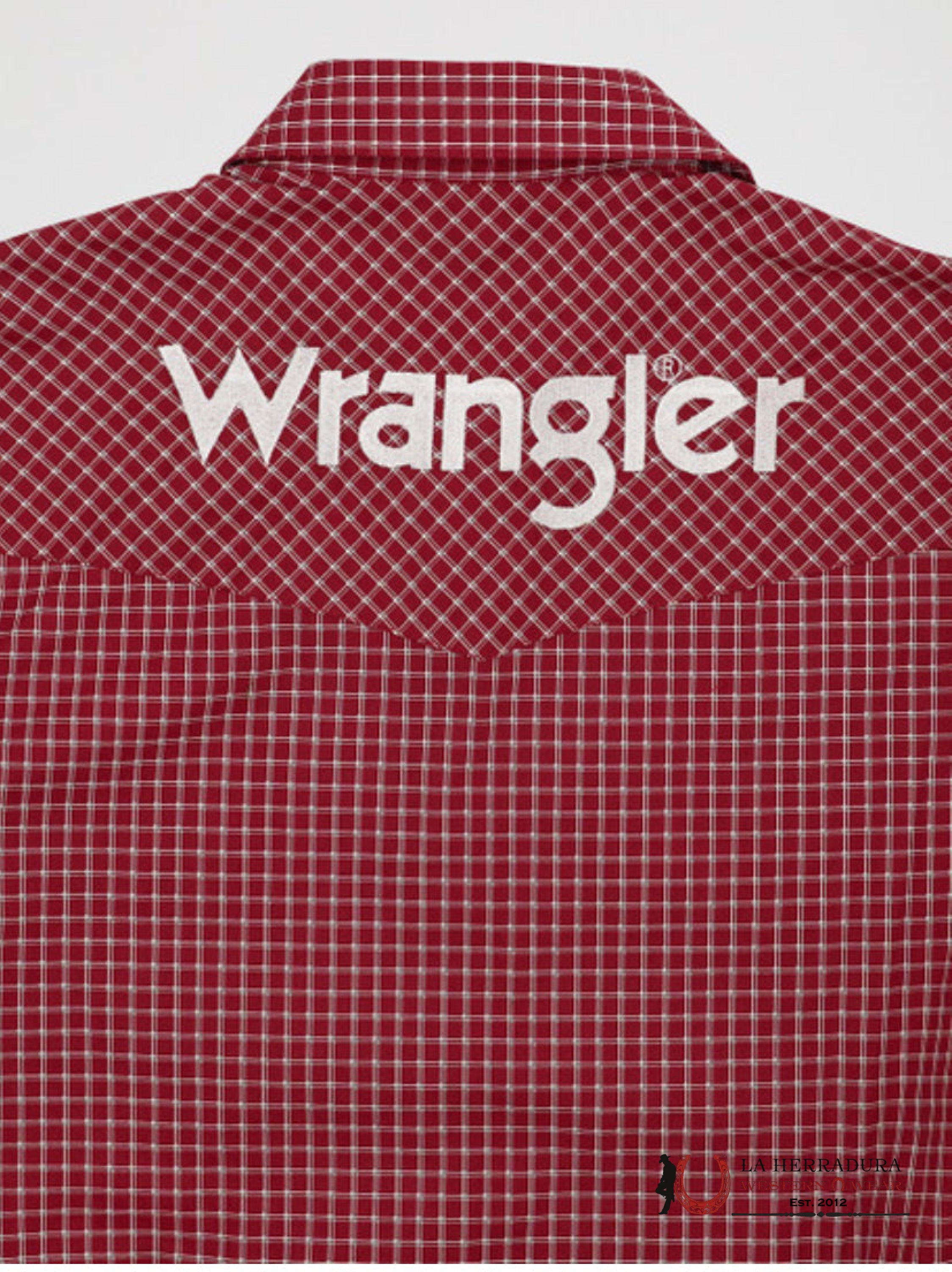 Wrangler Classic Fit Red Plaid Ropa Hombres
