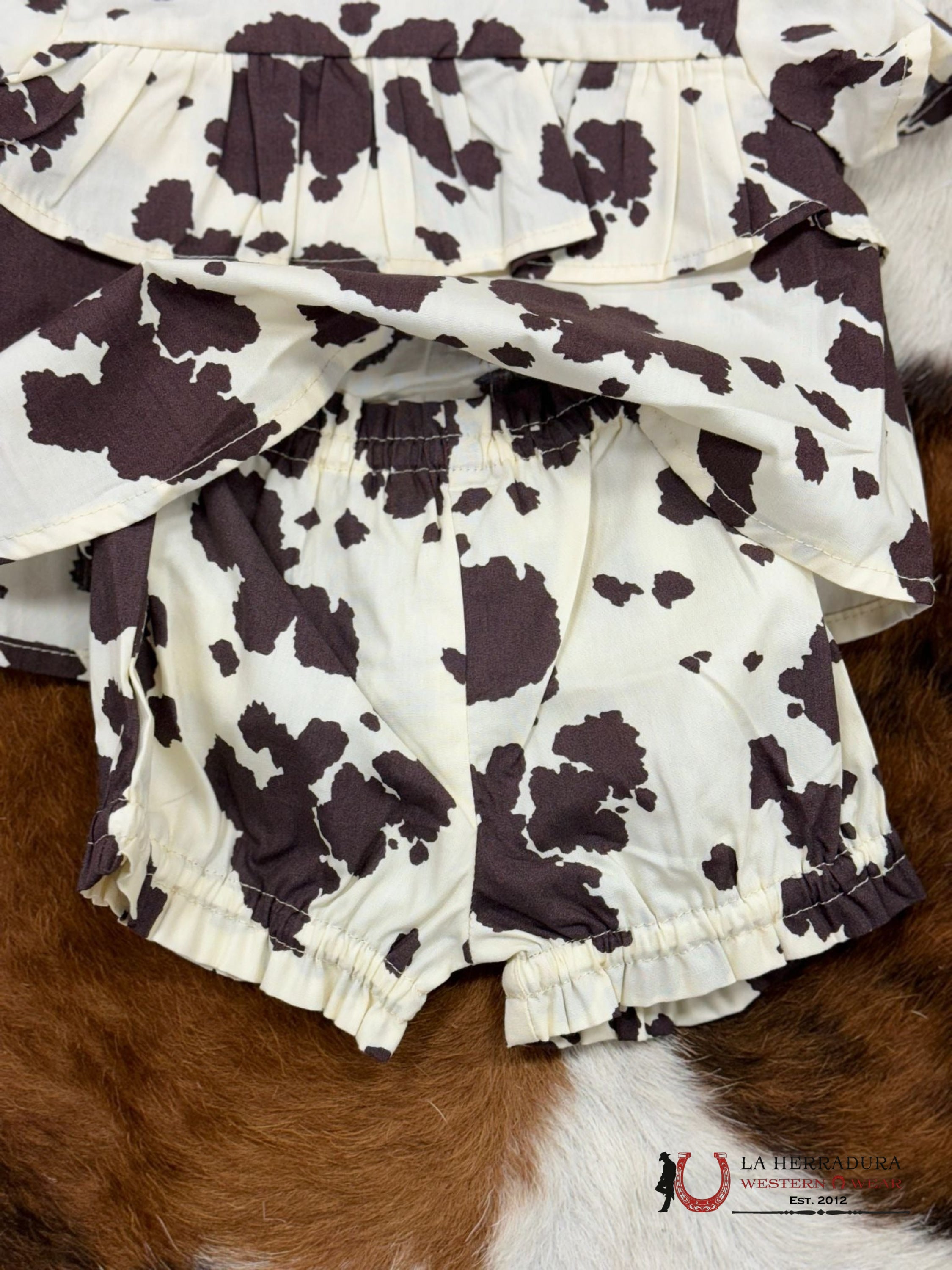 Wrangler Cow Print Niños