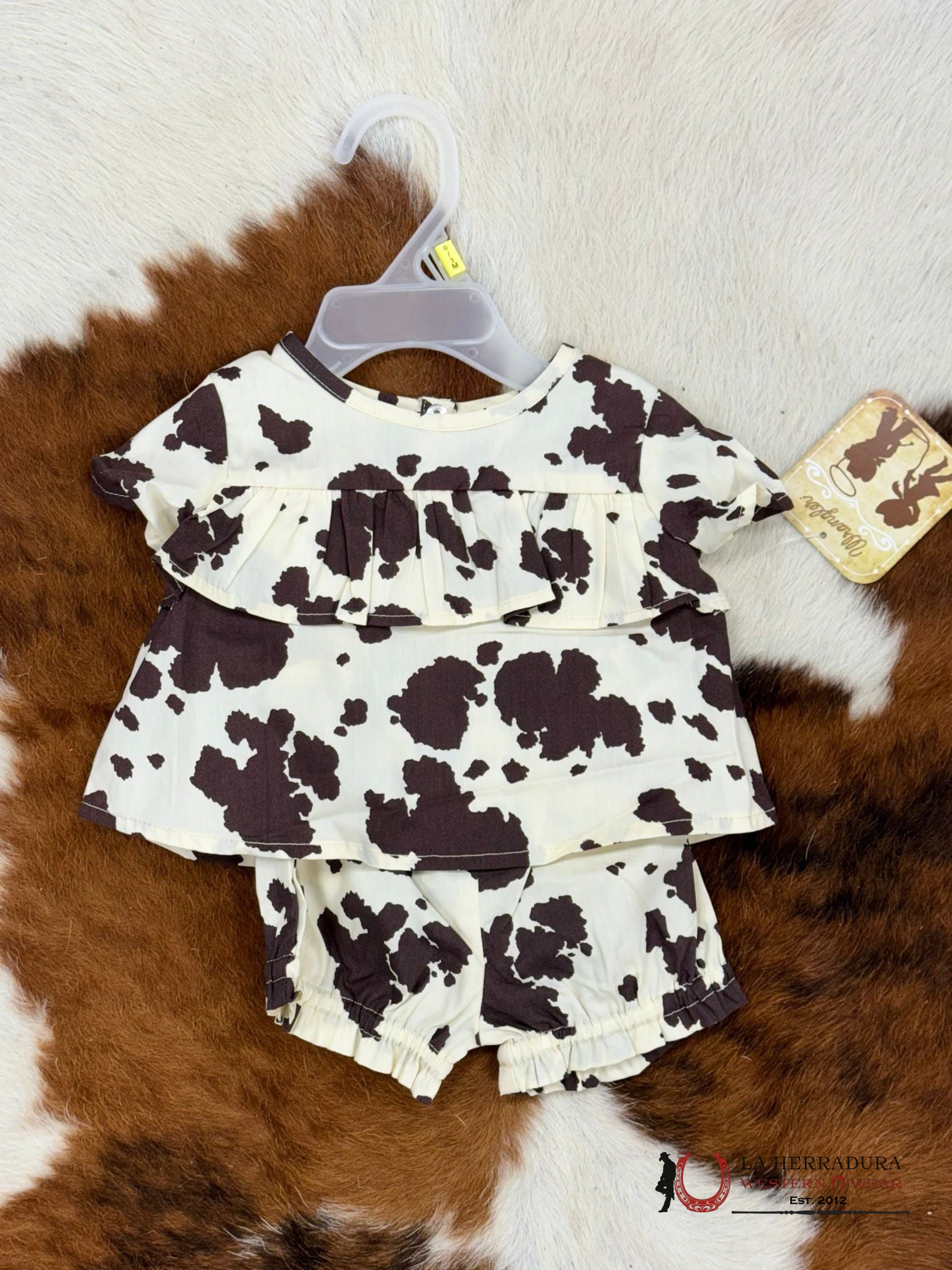Wrangler Cow Print Niños