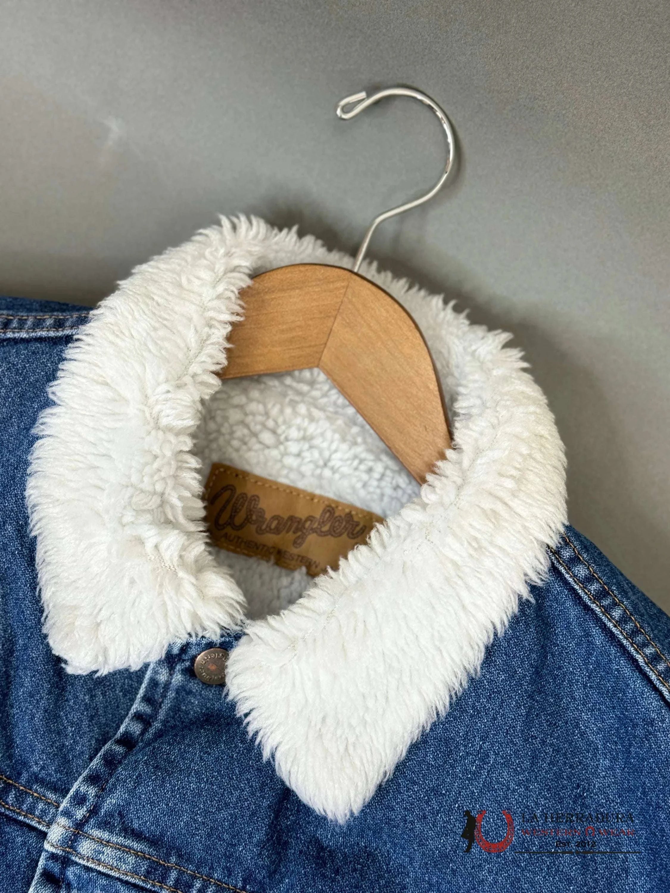 Wrangler Cowboy Cut Sherpa On Top Lined Denim Jacket Ropa Hombres