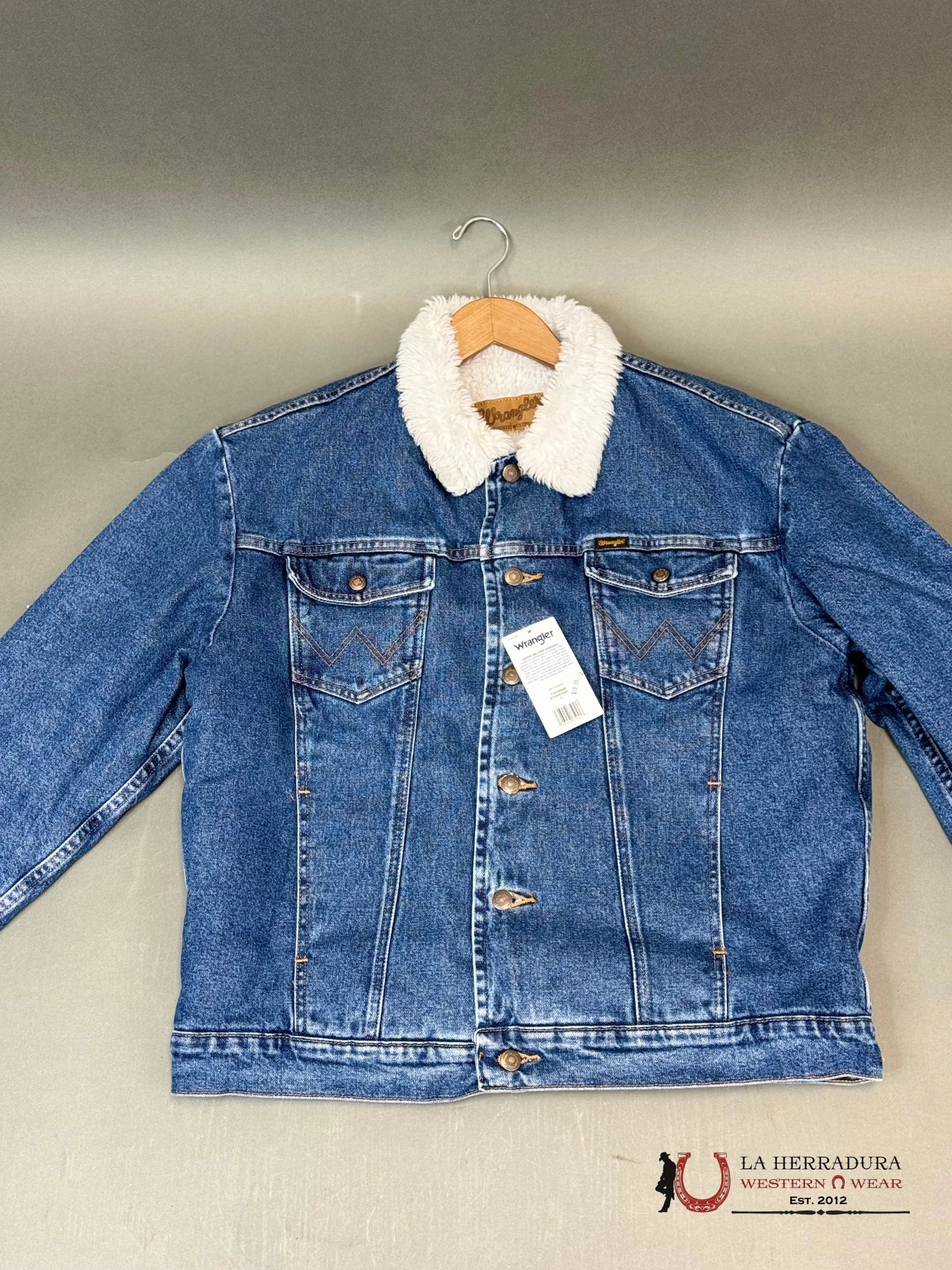 Wrangler Cowboy Cut Sherpa On Top Lined Denim Jacket Ropa Hombres