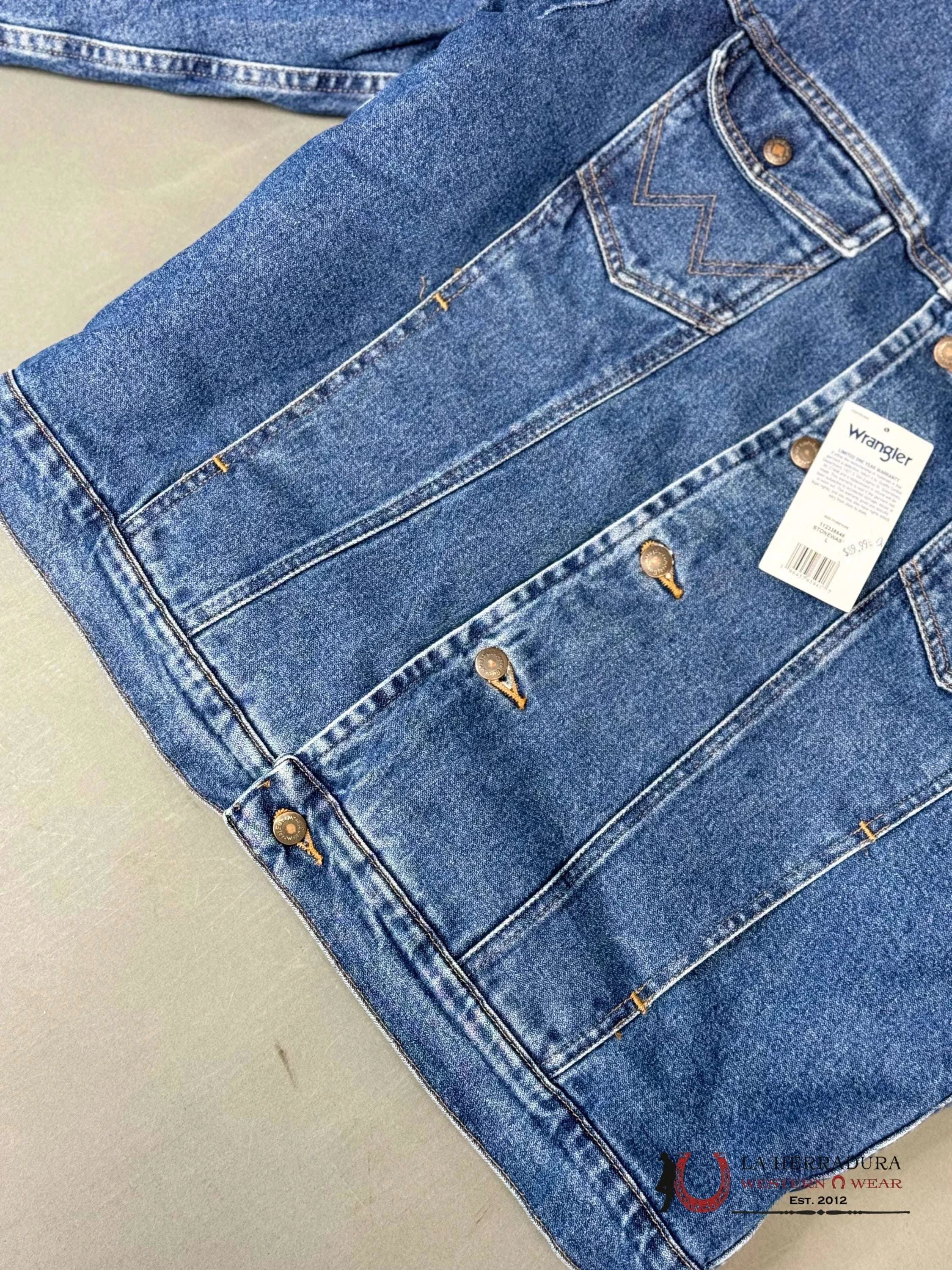 Wrangler Cowboy Cut Sherpa On Top Lined Denim Jacket Ropa Hombres