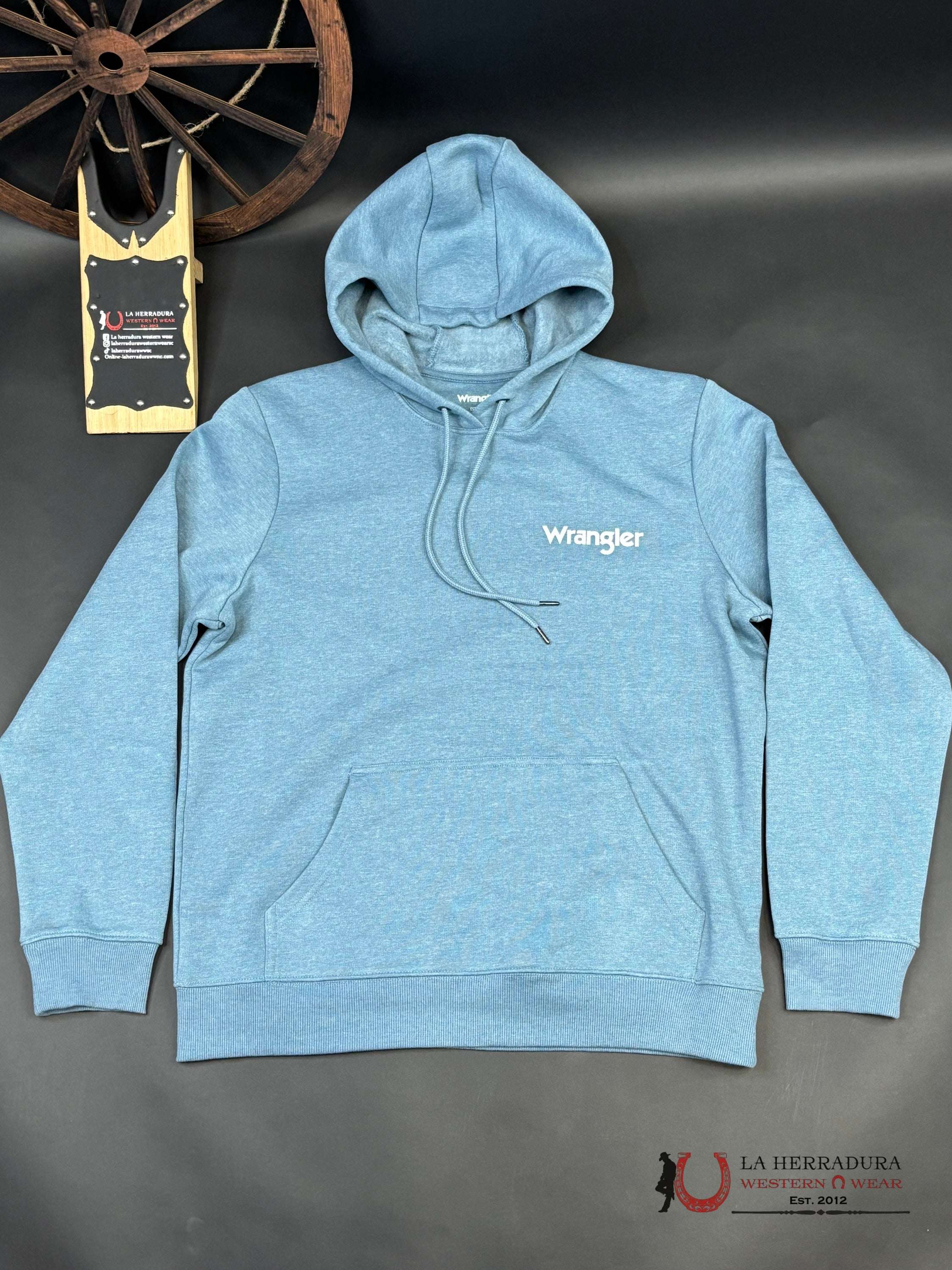 Wrangler Desert Cacti Pullover Medium Blue Ropa Hombres