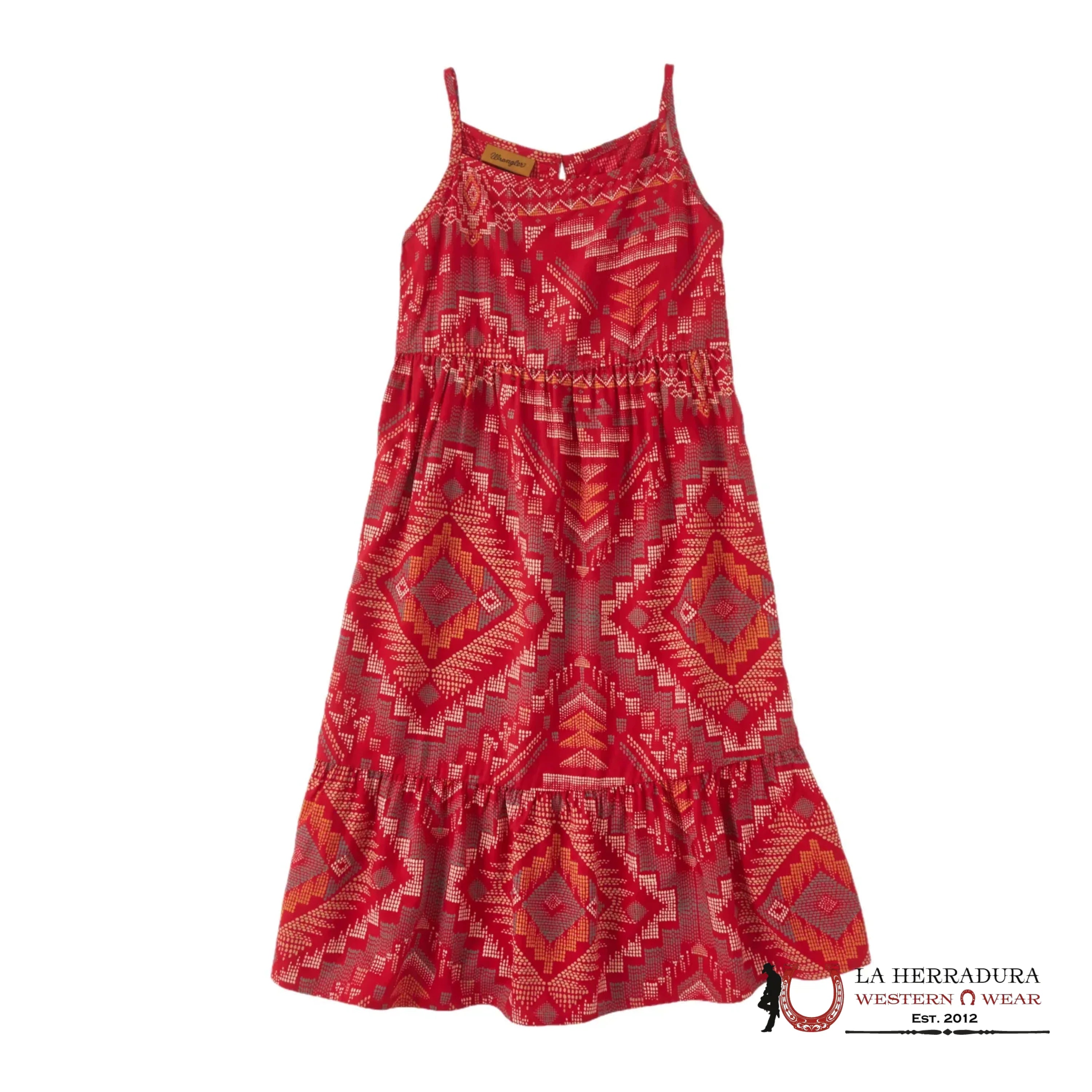 WRANGLER GIRL DRESS LONG RES AZTEC PRINT 112346572 NIÑAS