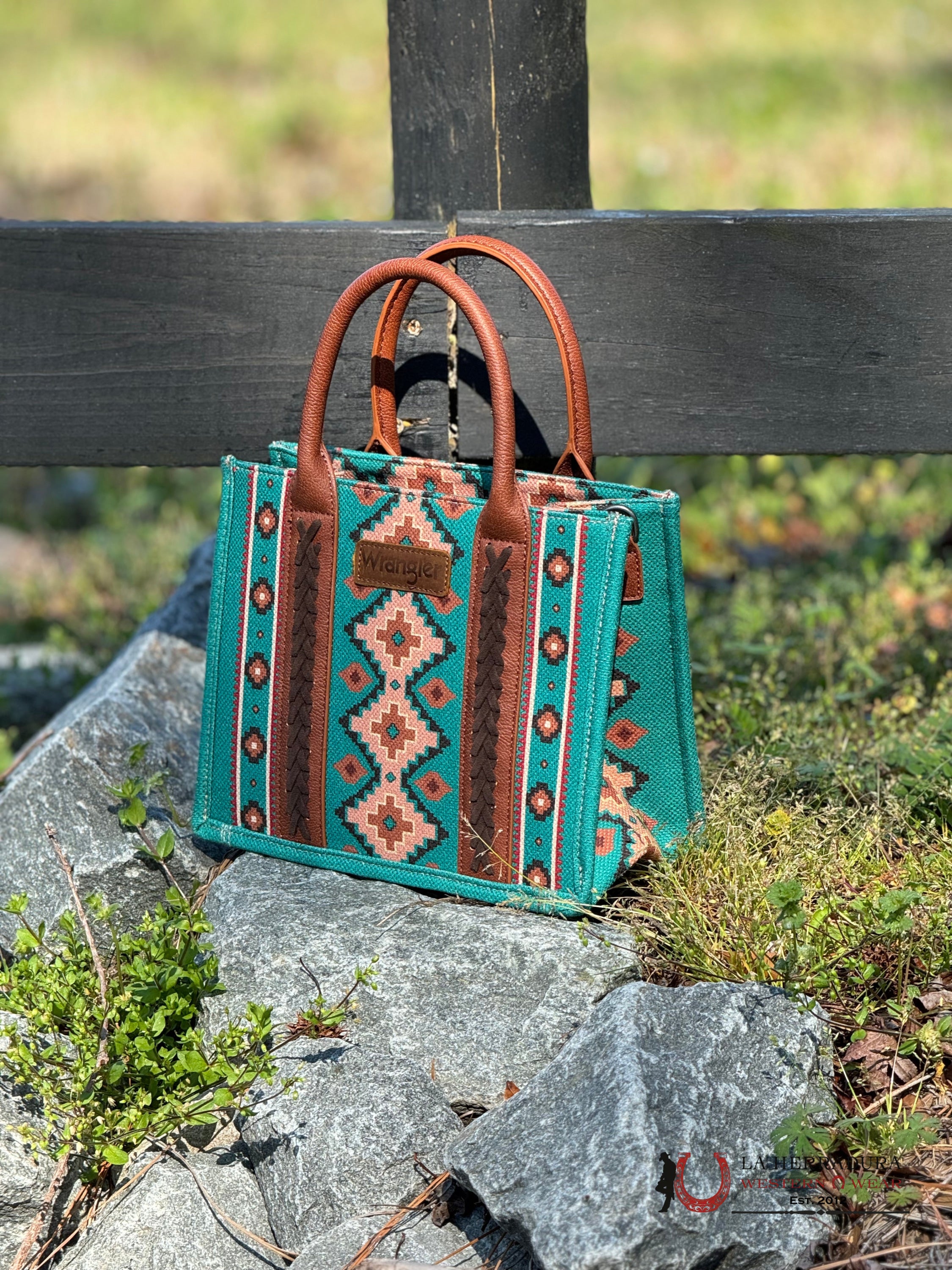 Wrangler Green Aztec Hand Bag Ropa Mujeres