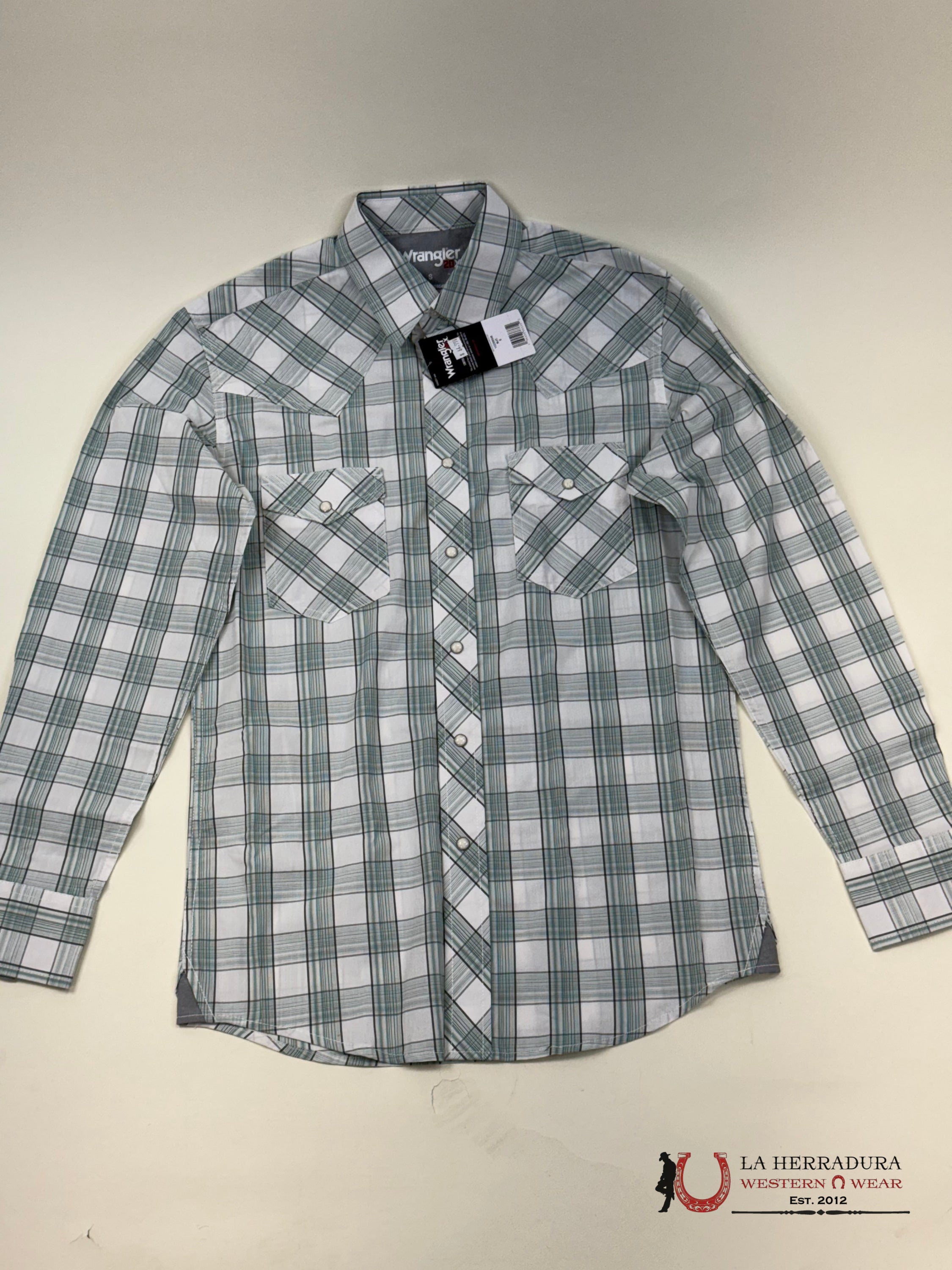 Wrangler Green With Grey Ropa Hombres