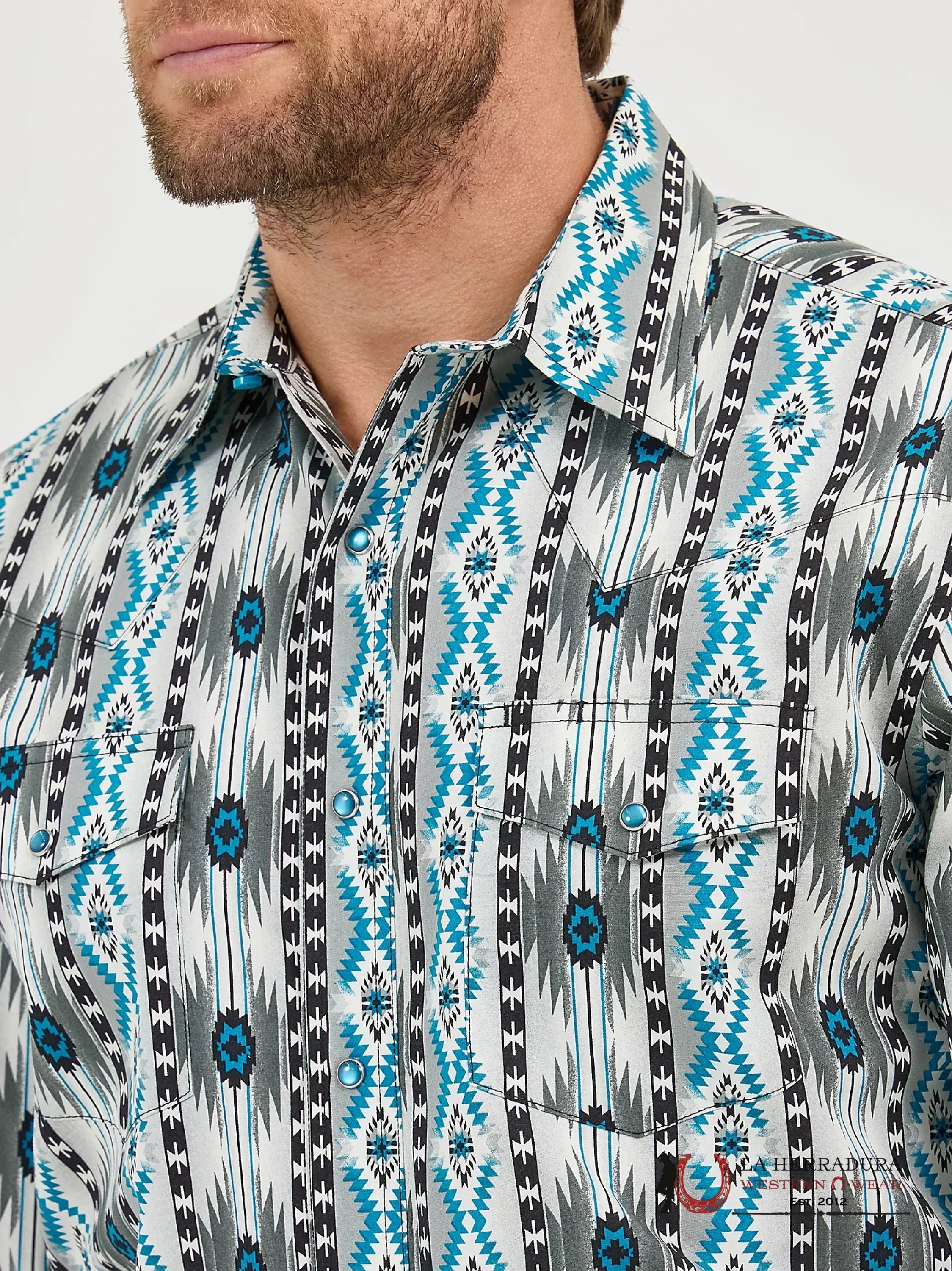 WRANGLER Grey Contrast Longsleeve Shirt ROPA HOMBRES