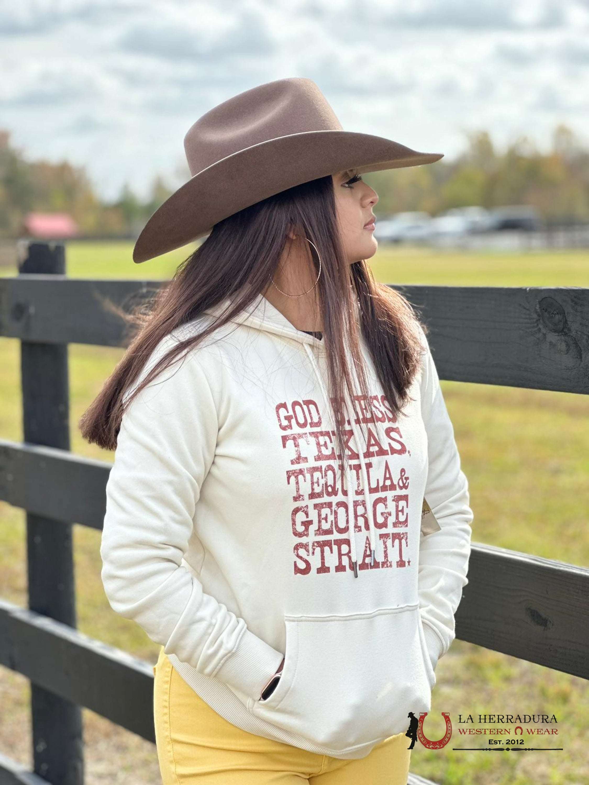 Wrangler Hoodie White Team Logo Ropa Mujeres