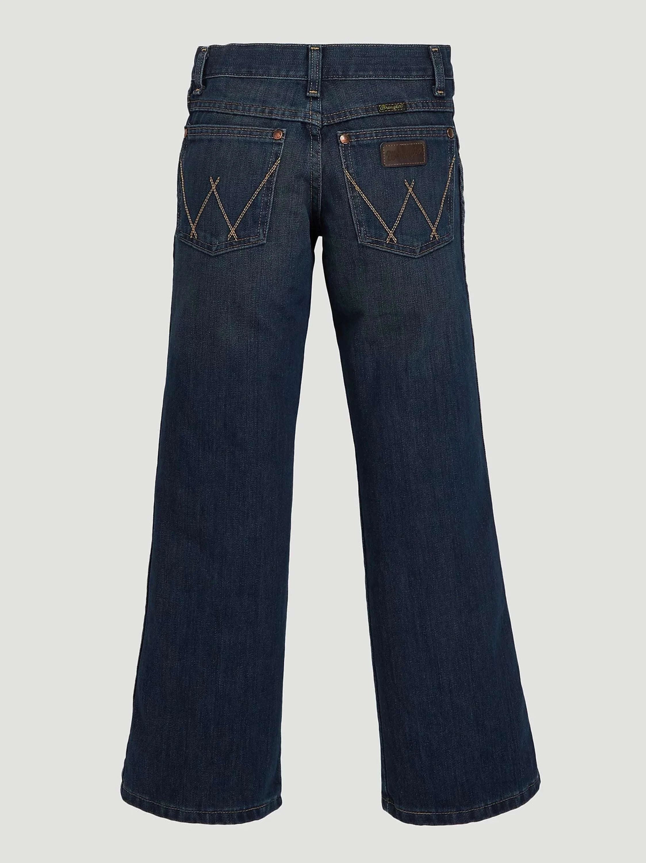 WRANGLER JEANS RETRO BOYS RELAXED BOOT FITS OVER BOOTS 10BRT20NS NIÑOS