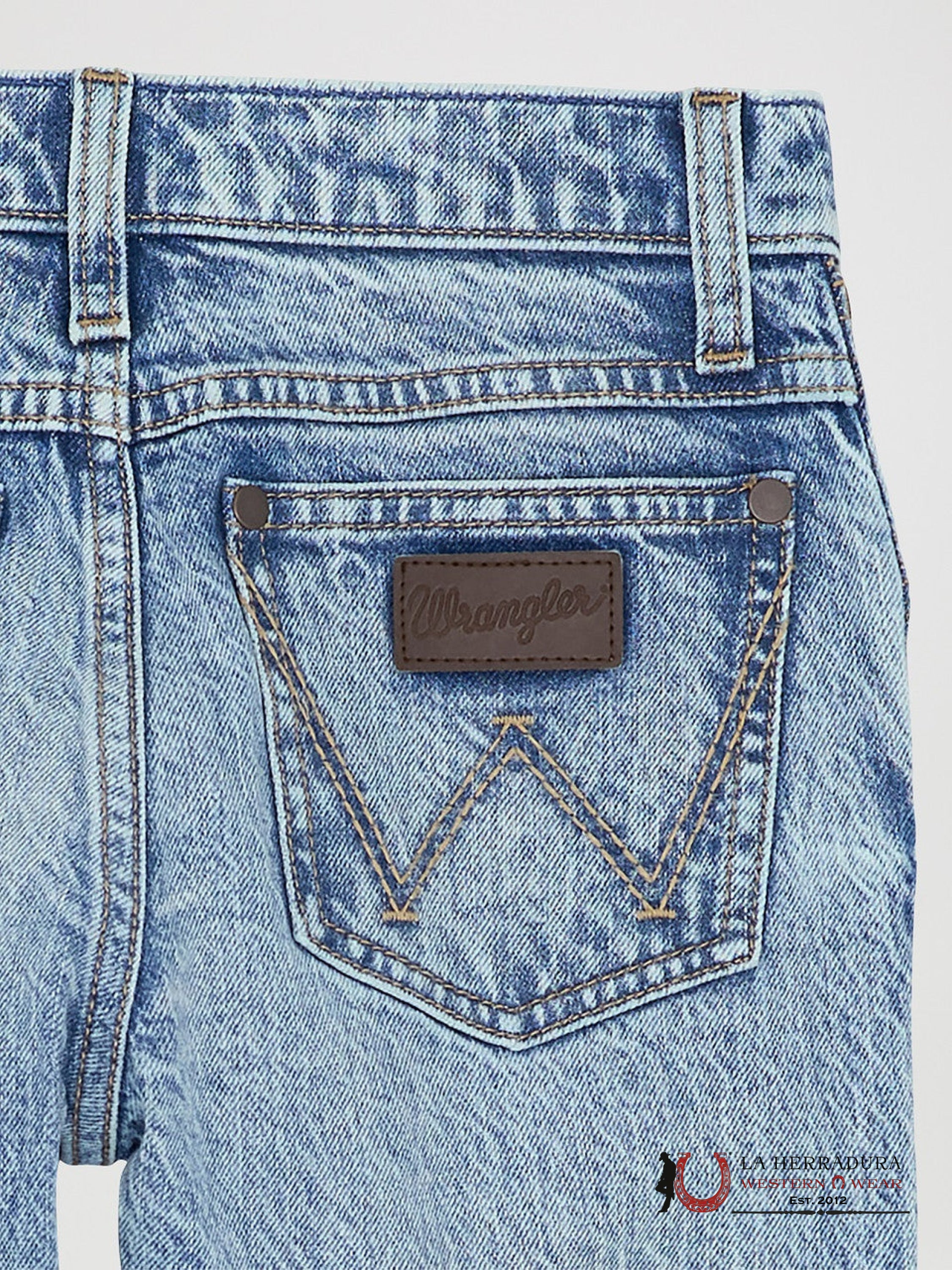 WRANGLER JEANS RETRO BOYS SLIM BOOT light blue denim 112367625 77BWZ NIÑOS