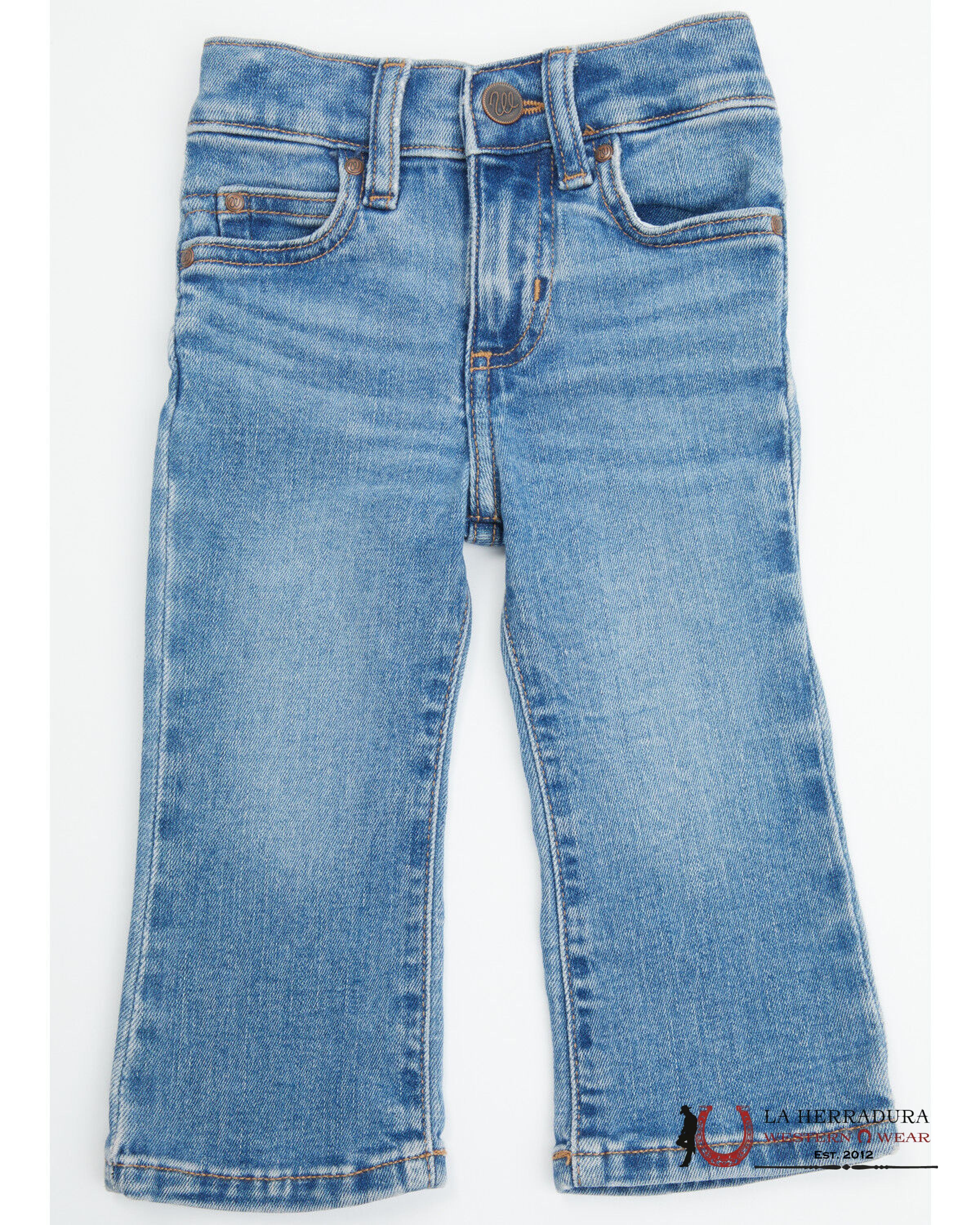 WRANGLER LIGHT WASH PINK EMB 112361660 NIÑOS