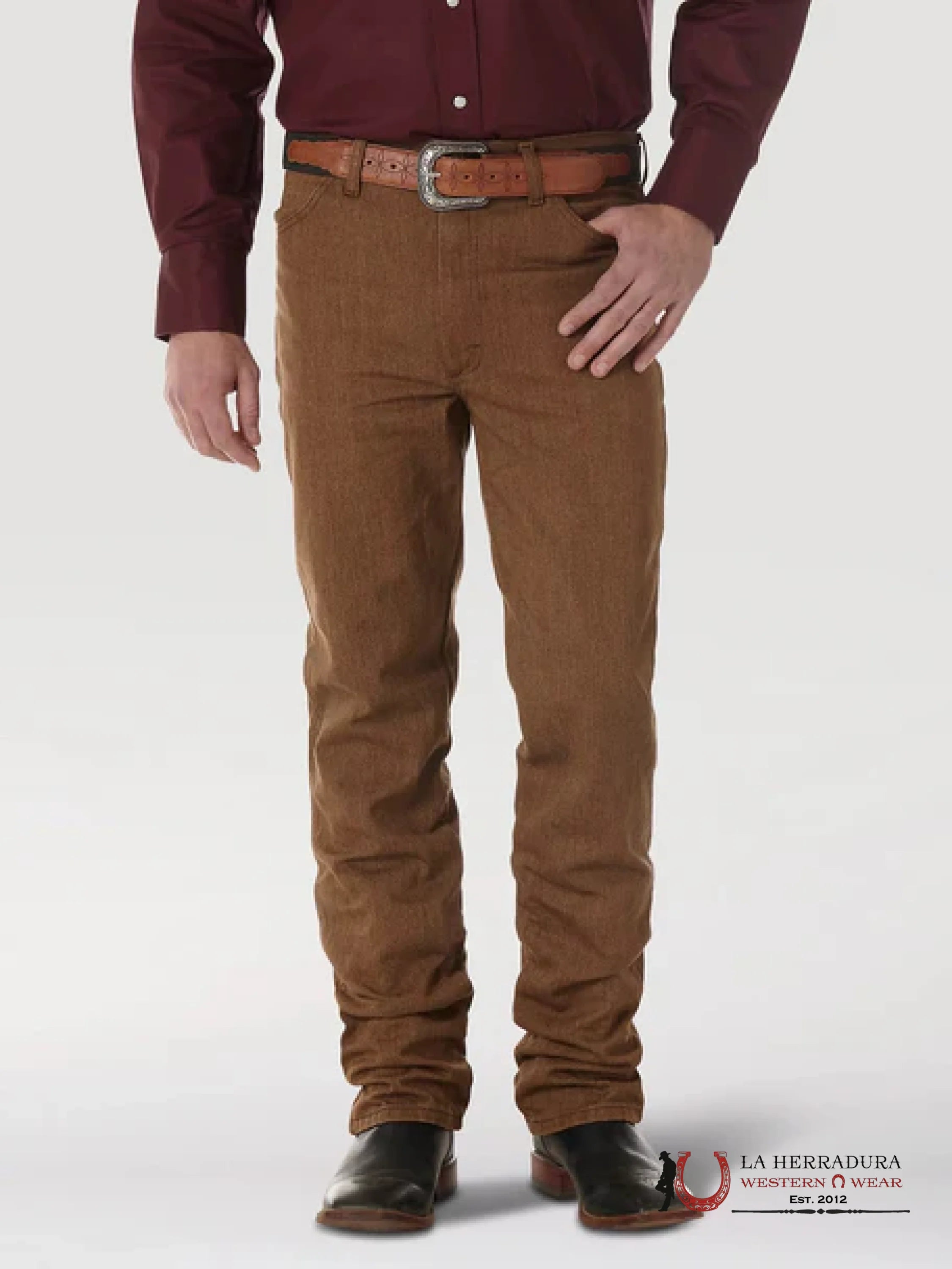 WRANGLER MEN’S JEANS COWBOY CUT SLIM FIT BLACK WHISKEY 100936BWK WRANGLER JEANS