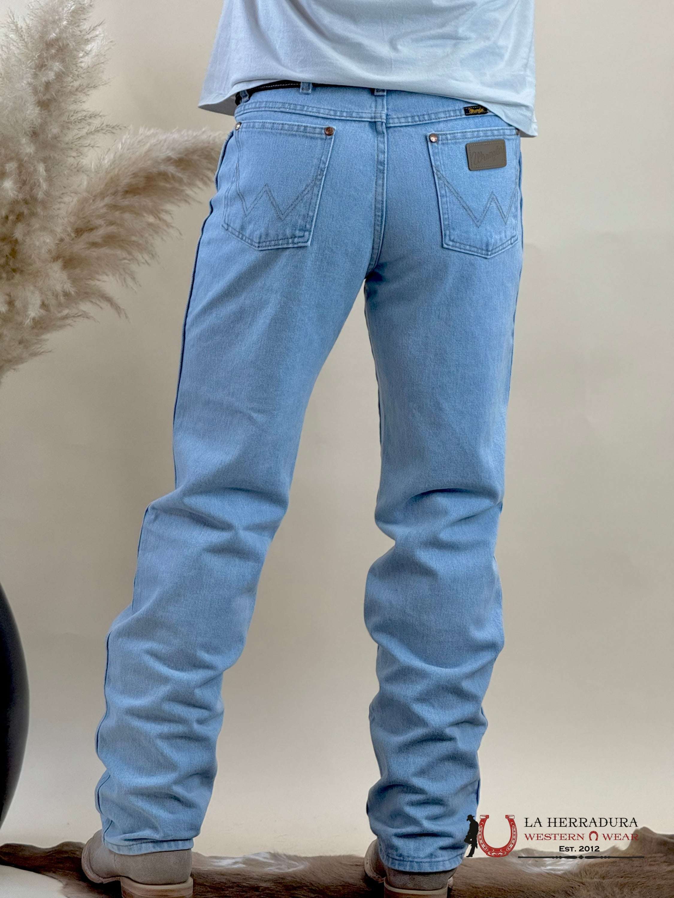 WRANGLER MEN’S JEANS COWBOY CUT SLIM FIT BLEACH 936GBH WRANGLER JEANS
