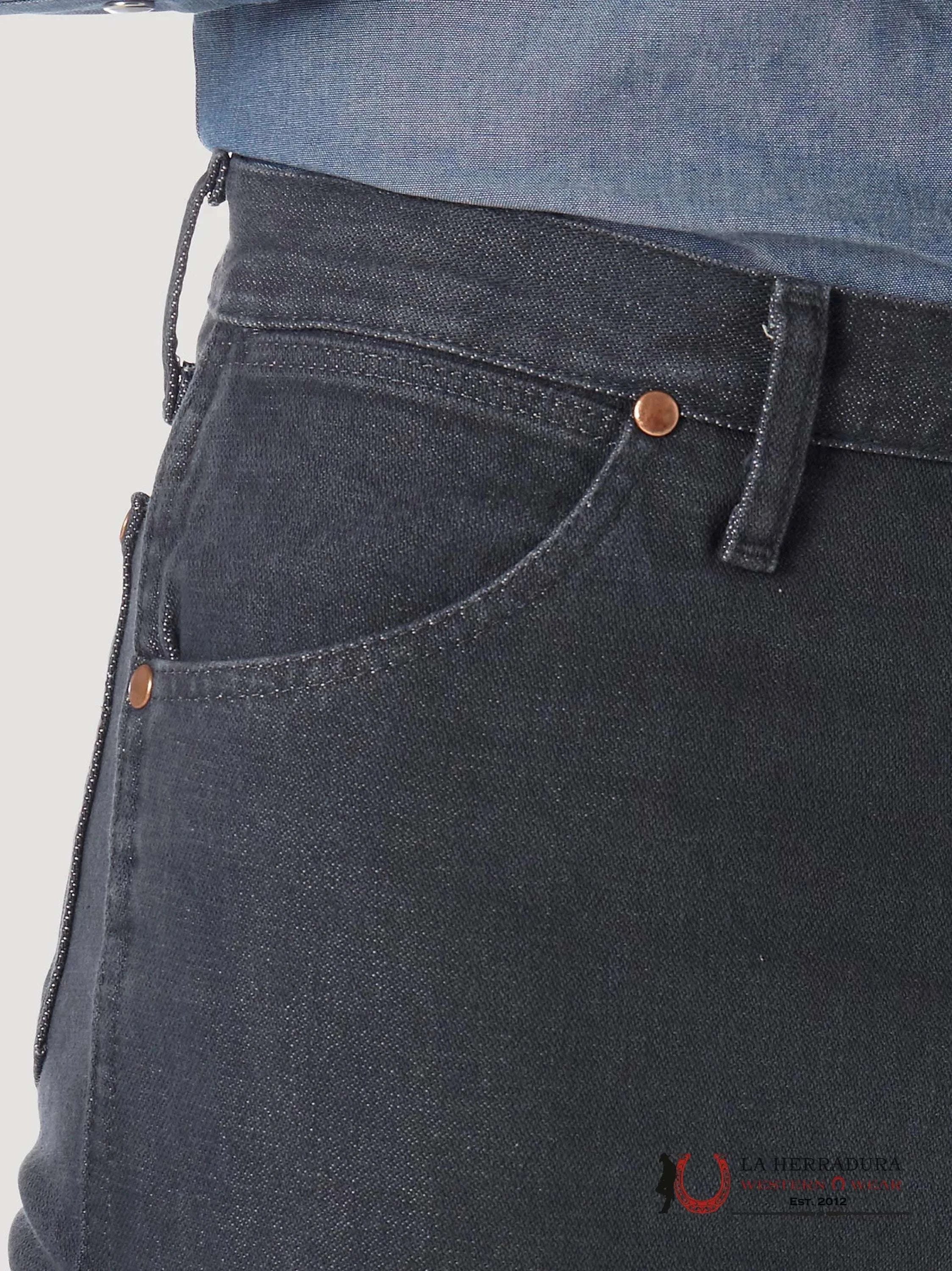 WRANGLER MEN’S JEANS COWBOY CUT SLIM FIT CHARCOAL GRAY 936CHG WRANGLER JEANS