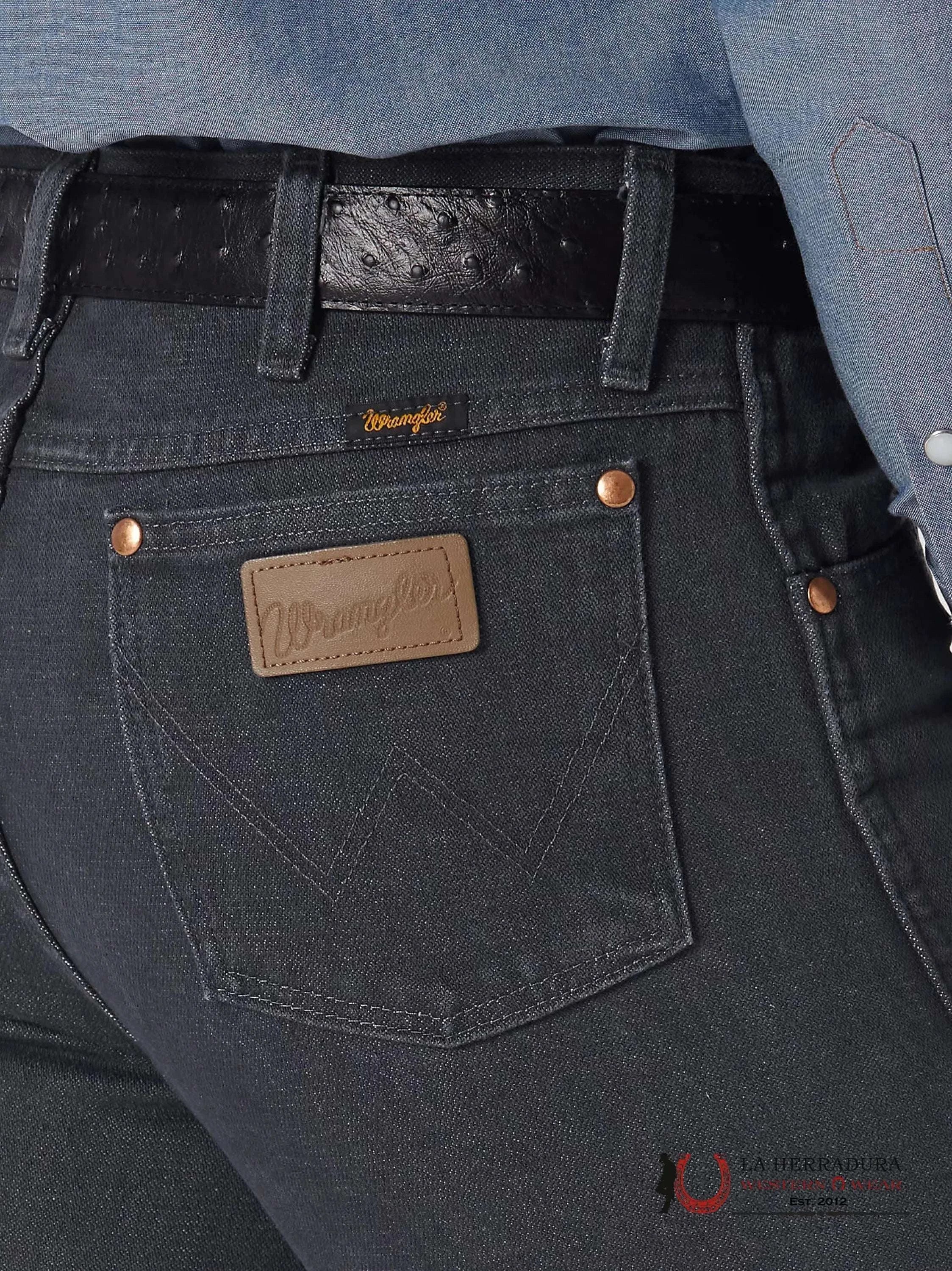 WRANGLER MEN’S JEANS COWBOY CUT SLIM FIT CHARCOAL GRAY 936CHG WRANGLER JEANS