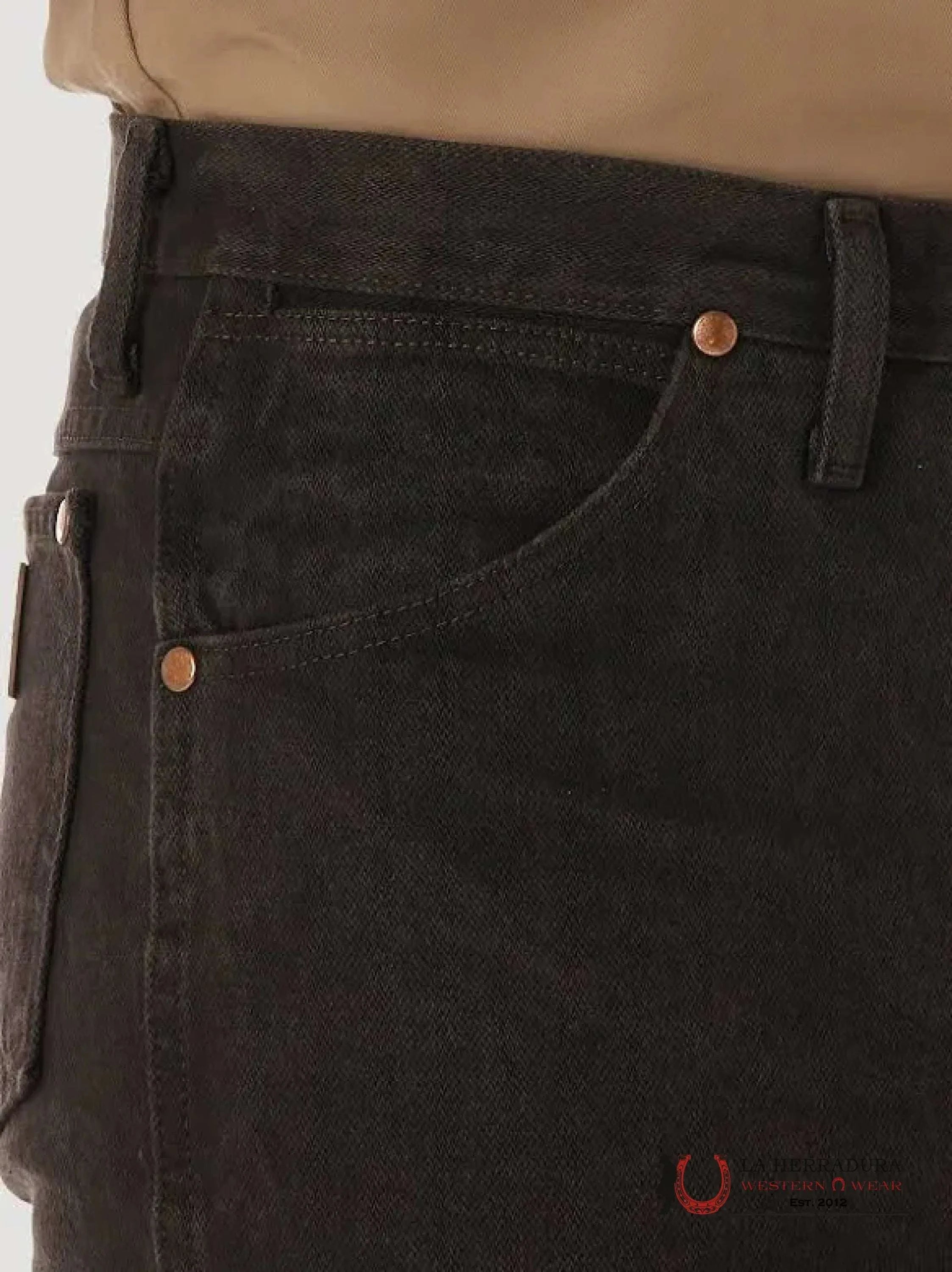 WRANGLER MEN’S JEANS COWBOY CUT SLIM FIT DARK BROWN-936KCL WRANGLER JEANS